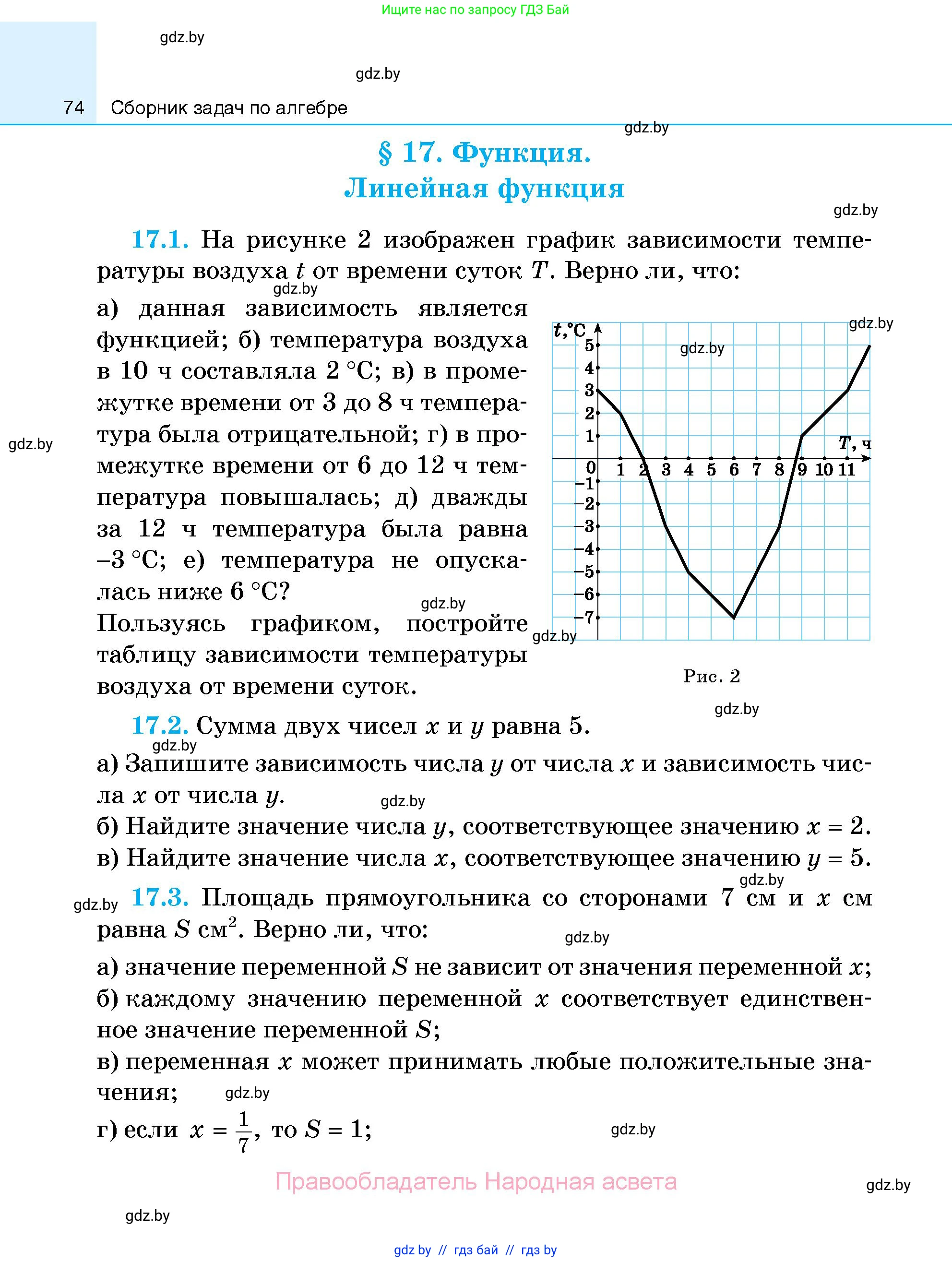 Алгебра, 7-9 класс Сборник задач, авторы: Арефьева Ирина Глебовна, Пирютко Ольга Николаевна, издательство Народная асвета, Минск, 2020, страница 74