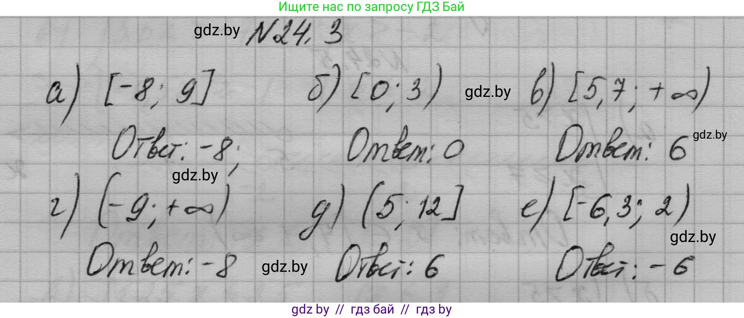 Алгебра, 7-9 класс Сборник задач, авторы: Арефьева Ирина Глебовна, Пирютко Ольга Николаевна, издательство Народная асвета, Минск, 2020, страница 113, номер 24.3, Решение