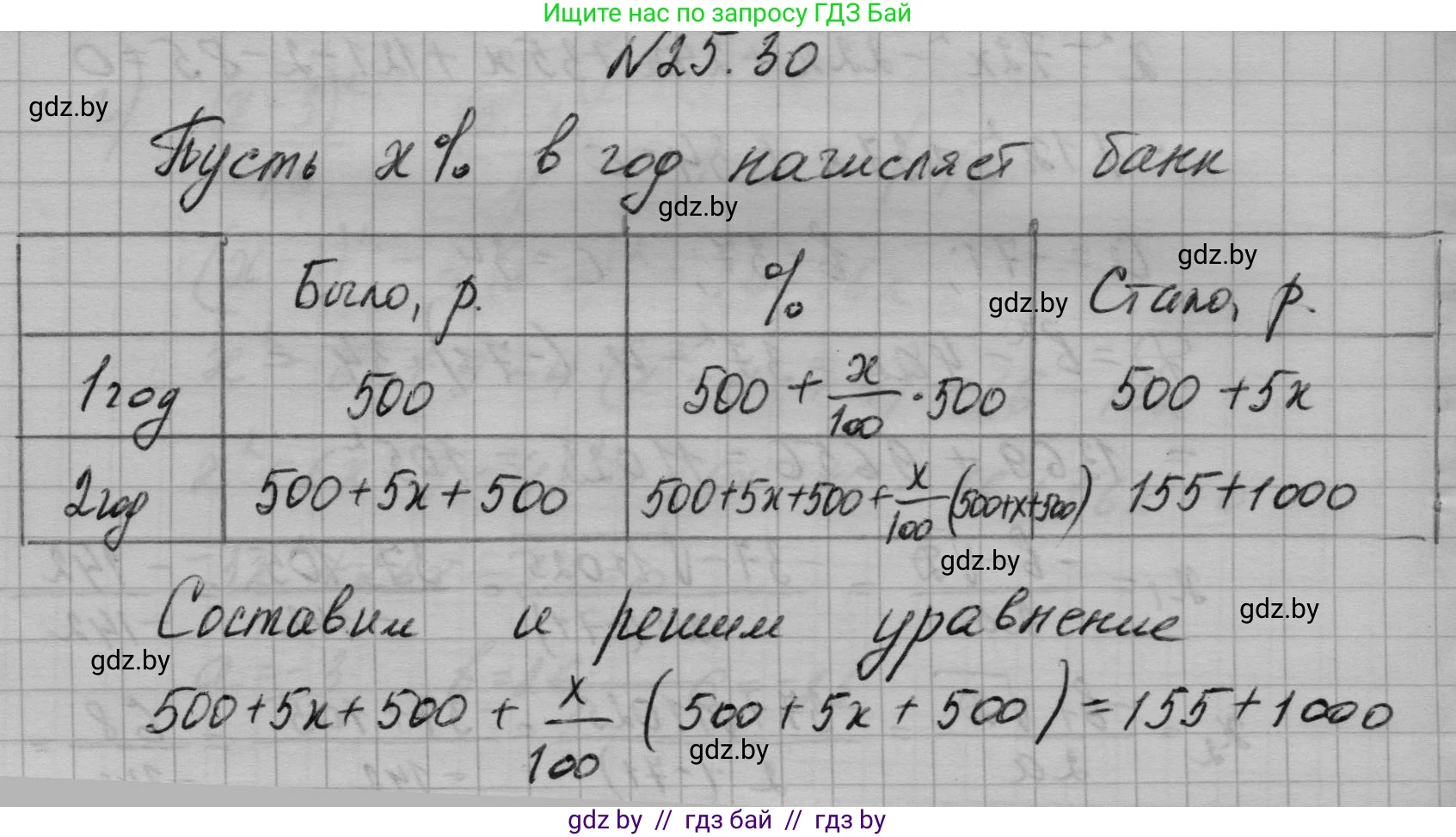 Алгебра, 7-9 класс Сборник задач, авторы: Арефьева Ирина Глебовна, Пирютко Ольга Николаевна, издательство Народная асвета, Минск, 2020, страница 123, номер 25.30, Решение