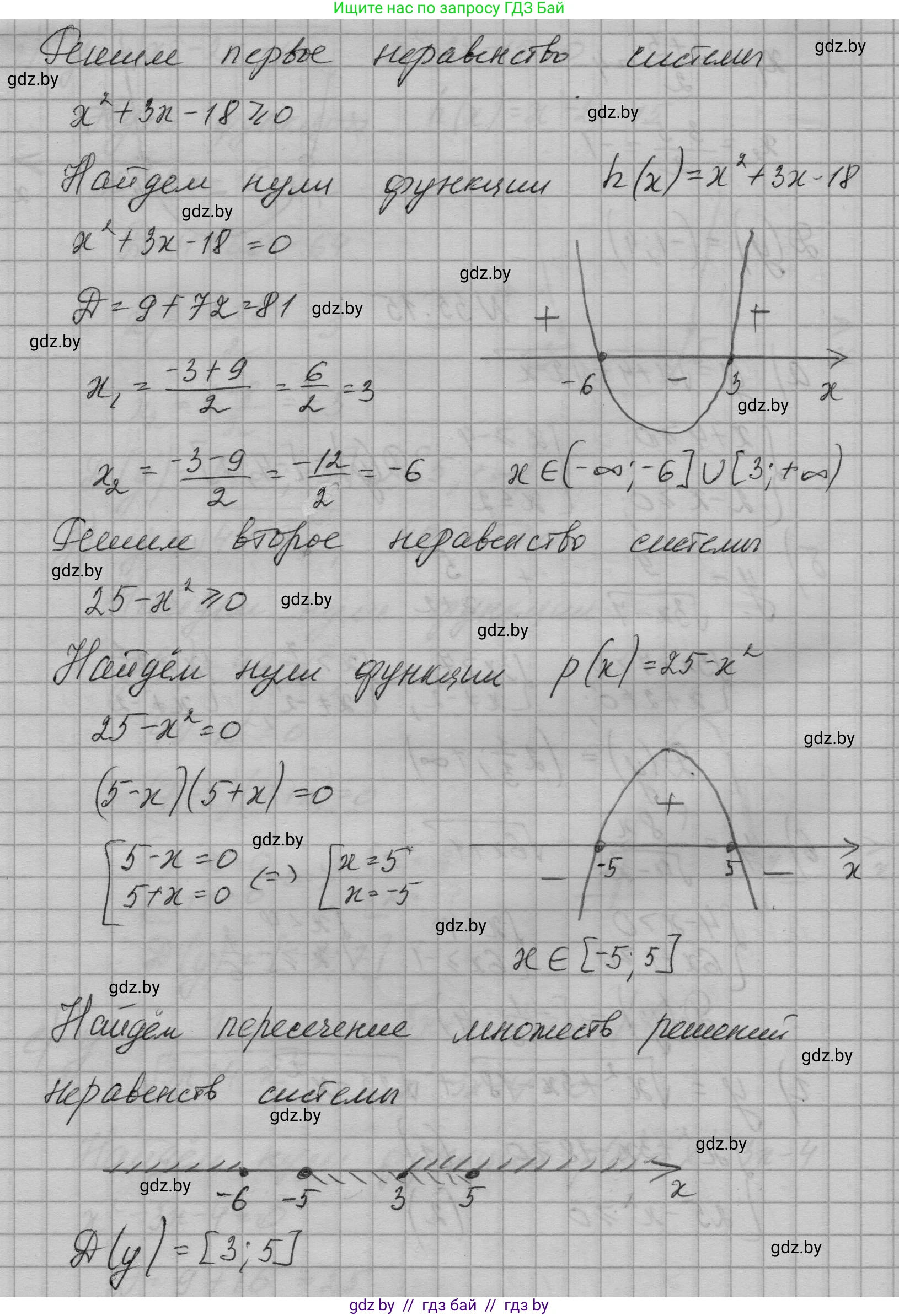 Алгебра, 7-9 класс Сборник задач, авторы: Арефьева Ирина Глебовна, Пирютко Ольга Николаевна, издательство Народная асвета, Минск, 2020, страница 173, номер 35.15, Решение (продолжение 2)