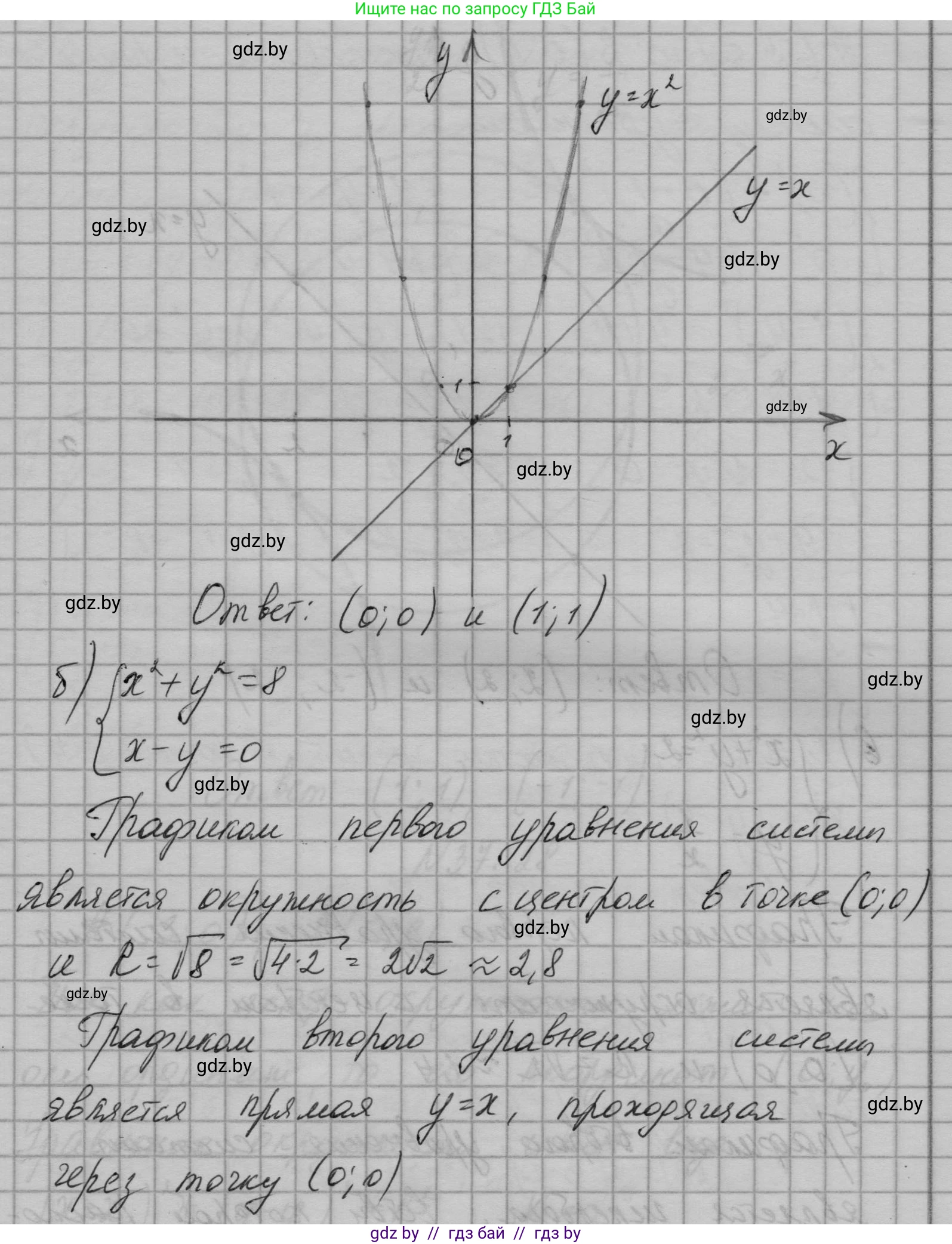 Алгебра, 7-9 класс Сборник задач, авторы: Арефьева Ирина Глебовна, Пирютко Ольга Николаевна, издательство Народная асвета, Минск, 2020, страница 188, номер 37.27, Решение (продолжение 2)