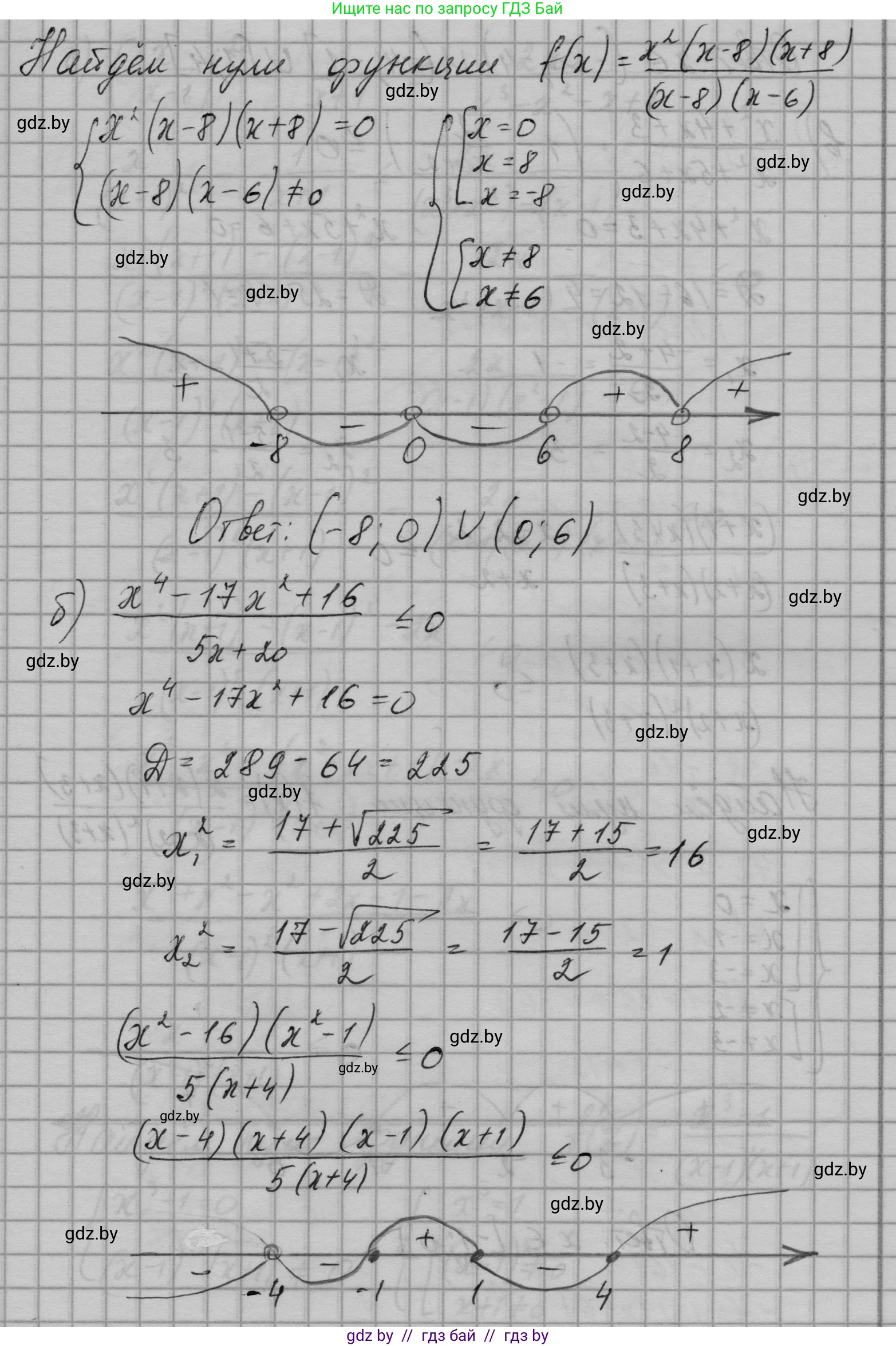 Алгебра, 7-9 класс Сборник задач, авторы: Арефьева Ирина Глебовна, Пирютко Ольга Николаевна, издательство Народная асвета, Минск, 2020, страница 193, номер 38.20, Решение (продолжение 2)