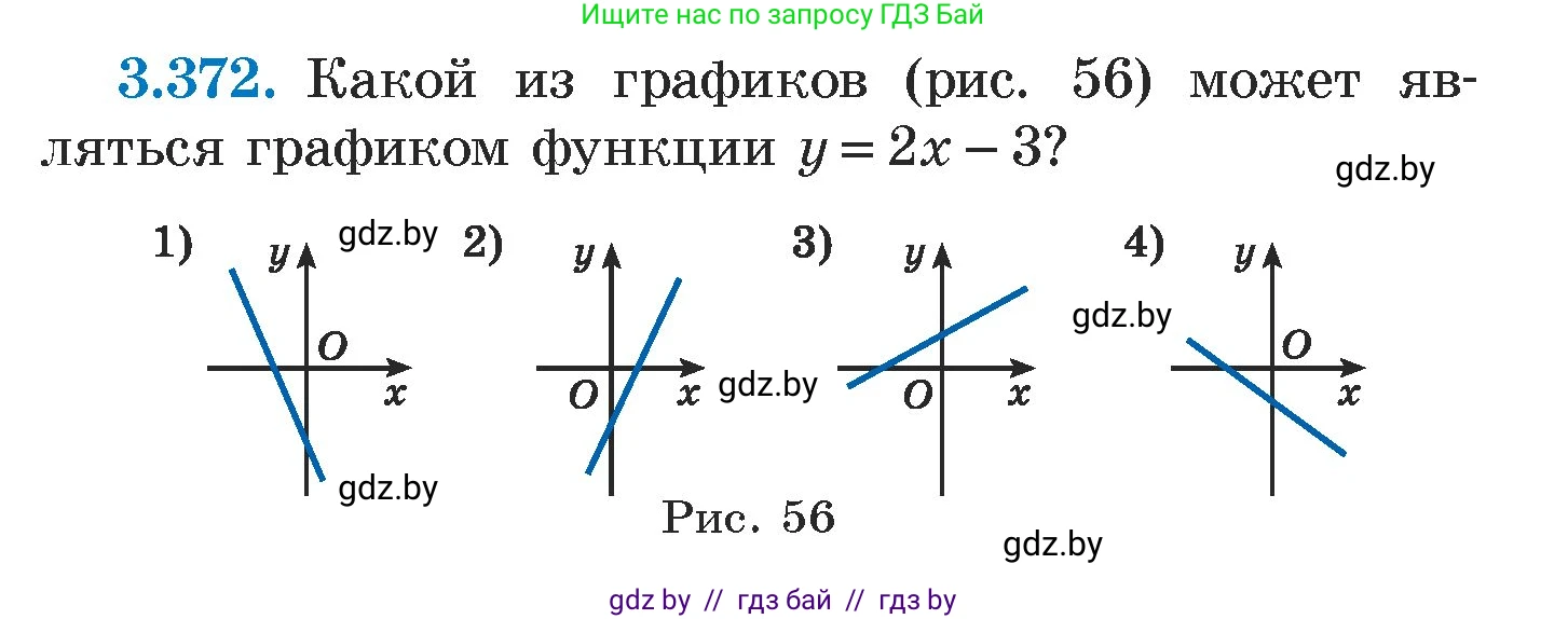 Алгебра, 7 класс Учебник, авторы: Арефьева Ирина Глебовна, Пирютко Ольга Николаевна, издательство Народная асвета, Минск, 2022, зелёного цвета, страница 247, номер 3.372, Условие