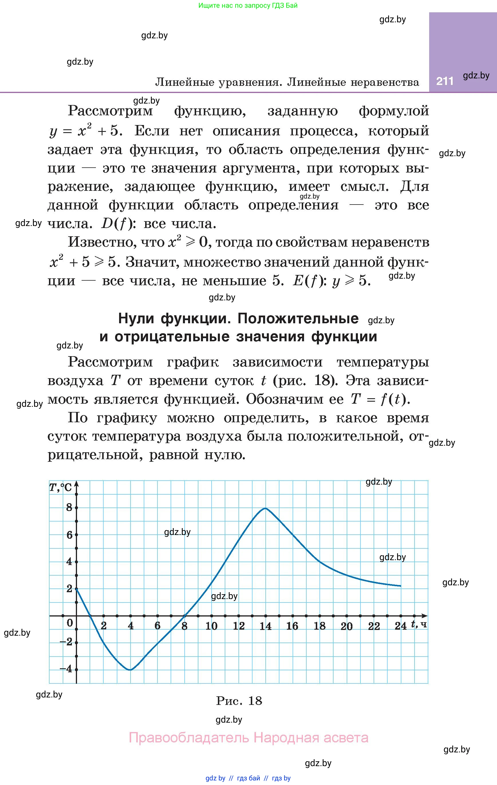 Алгебра, 7 класс Учебник, авторы: Арефьева Ирина Глебовна, Пирютко Ольга Николаевна, издательство Народная асвета, Минск, 2022, зелёного цвета, страница 211