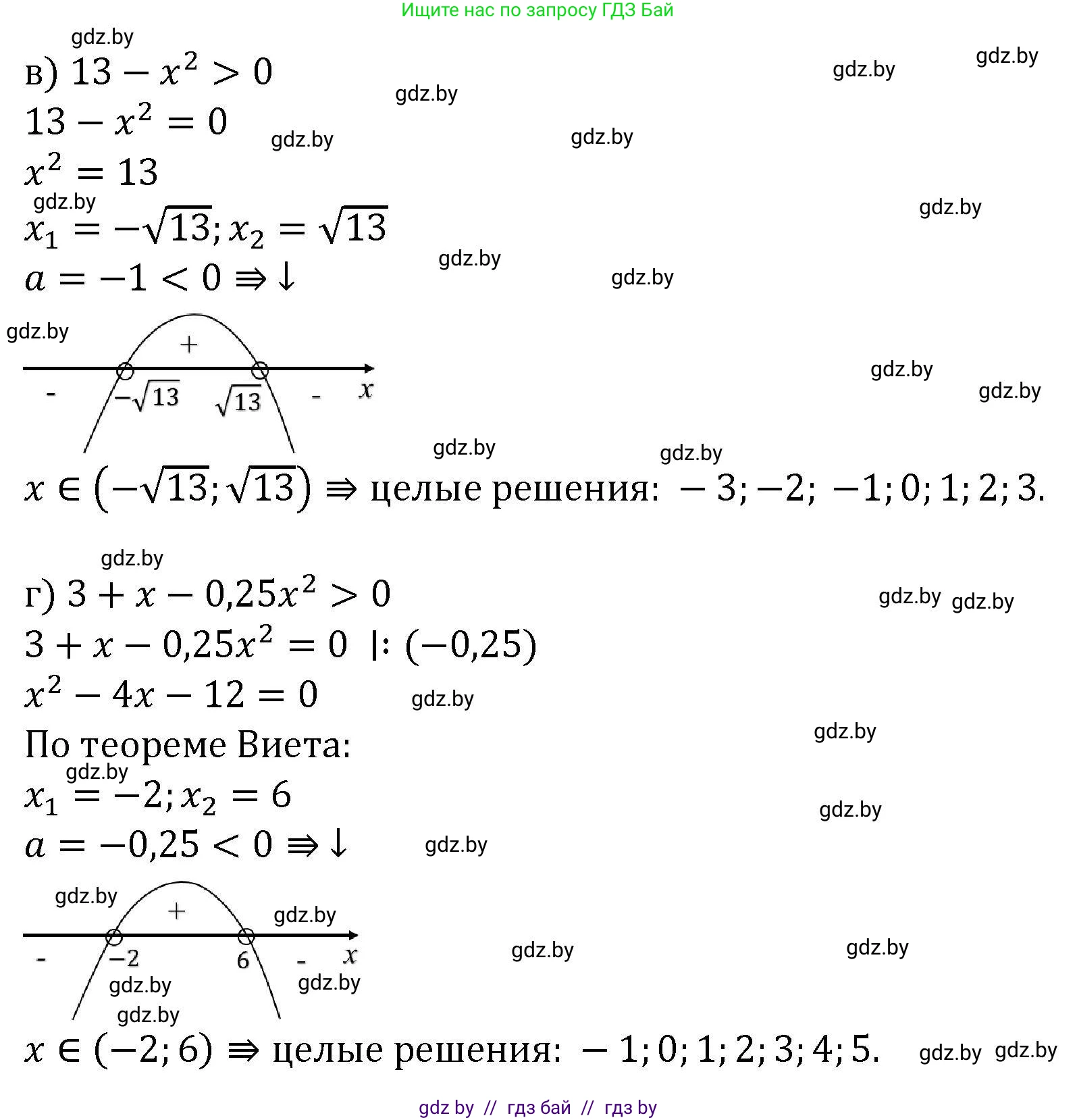 Алгебра, 8 класс Учебник, авторы: Арефьева Ирина Глебовна, Пирютко Ольга Николаевна, издательство Адукацыя i выхаванне, Минск, 2024, бирюзового цвета, страница 196, номер 3.146, Решение (продолжение 2)