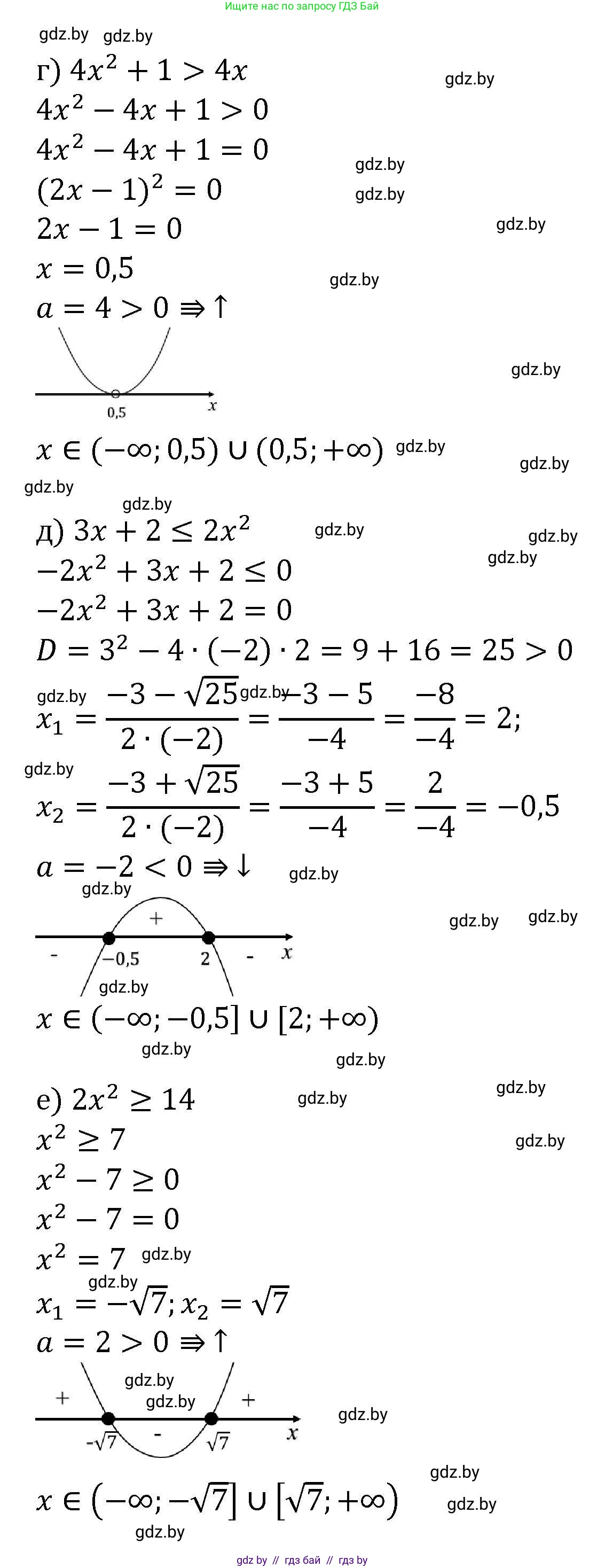Алгебра, 8 класс Учебник, авторы: Арефьева Ирина Глебовна, Пирютко Ольга Николаевна, издательство Адукацыя i выхаванне, Минск, 2024, бирюзового цвета, страница 197, номер 3.149, Решение (продолжение 2)