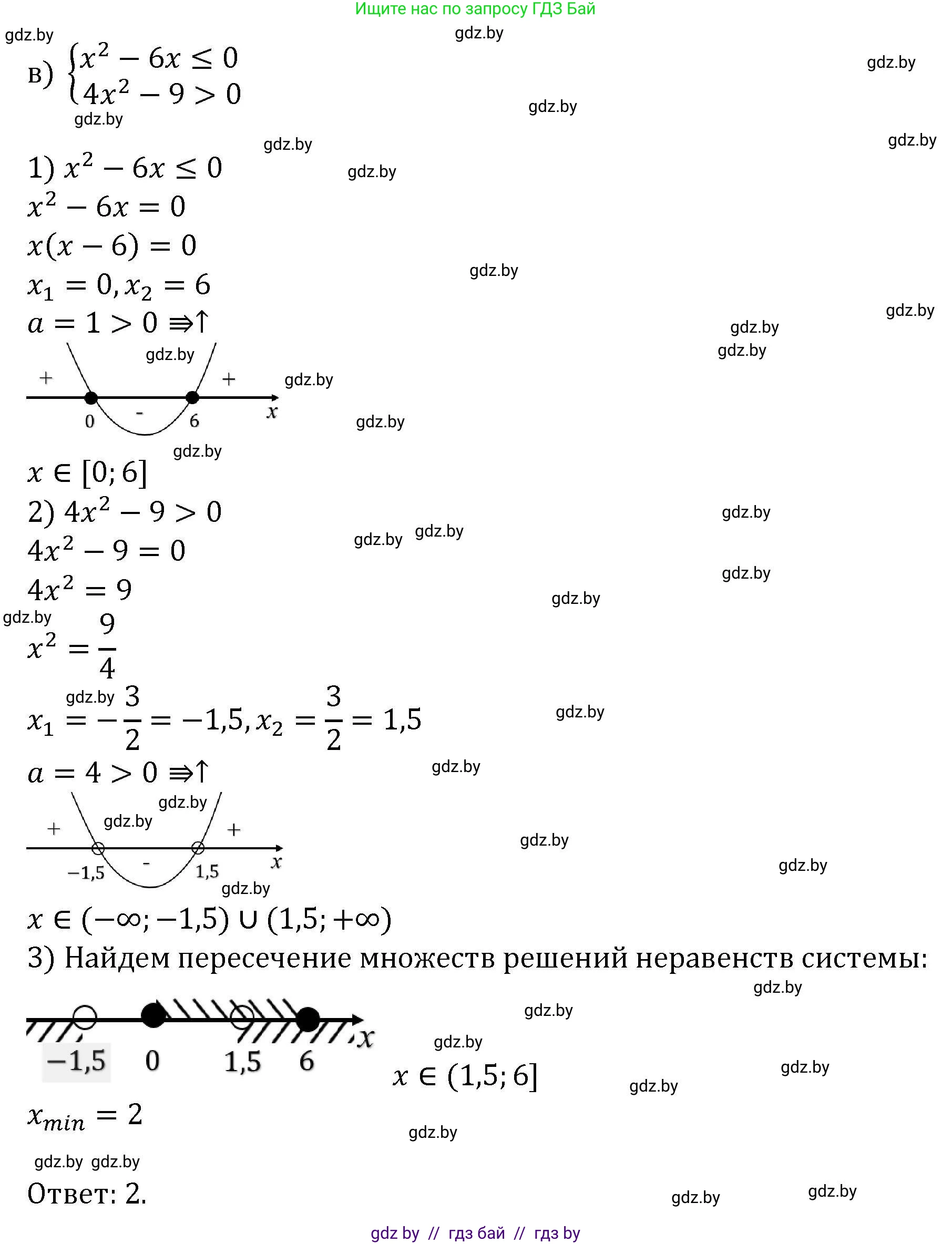 Алгебра, 8 класс Учебник, авторы: Арефьева Ирина Глебовна, Пирютко Ольга Николаевна, издательство Адукацыя i выхаванне, Минск, 2024, бирюзового цвета, страница 207, номер 3.204, Решение (продолжение 3)