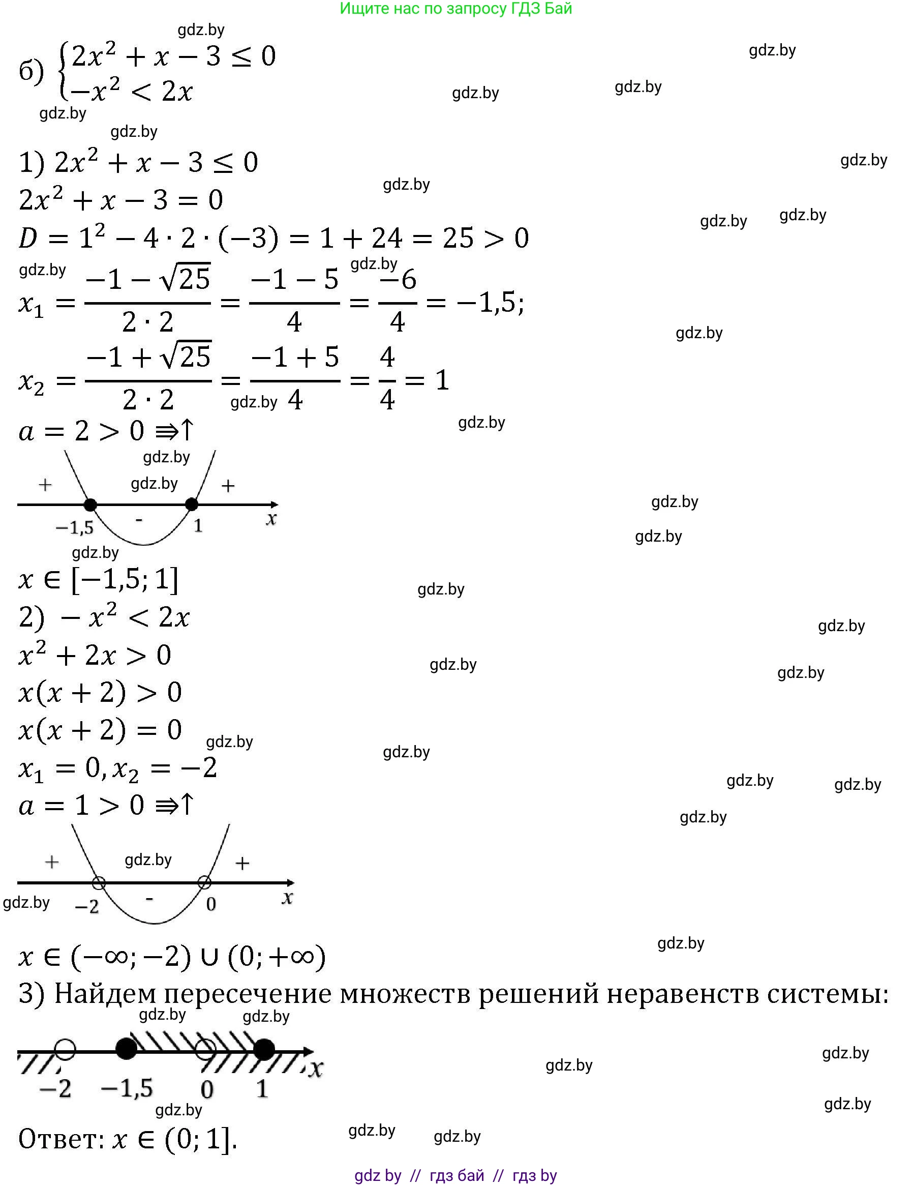 Алгебра, 8 класс Учебник, авторы: Арефьева Ирина Глебовна, Пирютко Ольга Николаевна, издательство Адукацыя i выхаванне, Минск, 2024, бирюзового цвета, страница 207, номер 3.206, Решение (продолжение 2)