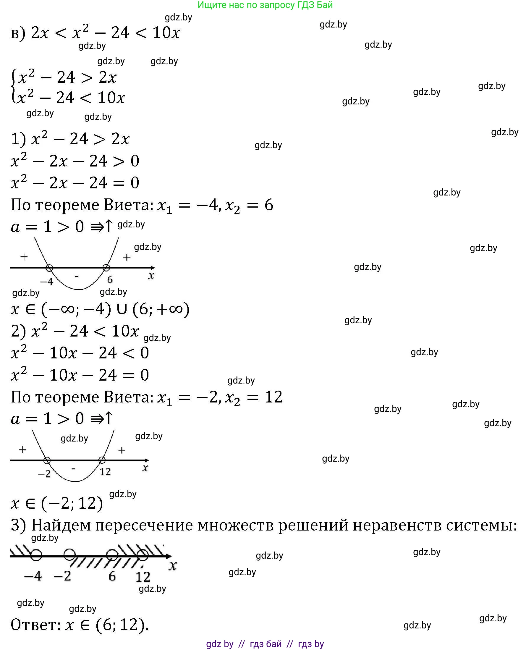 Алгебра, 8 класс Учебник, авторы: Арефьева Ирина Глебовна, Пирютко Ольга Николаевна, издательство Адукацыя i выхаванне, Минск, 2024, бирюзового цвета, страница 207, номер 3.211, Решение (продолжение 3)