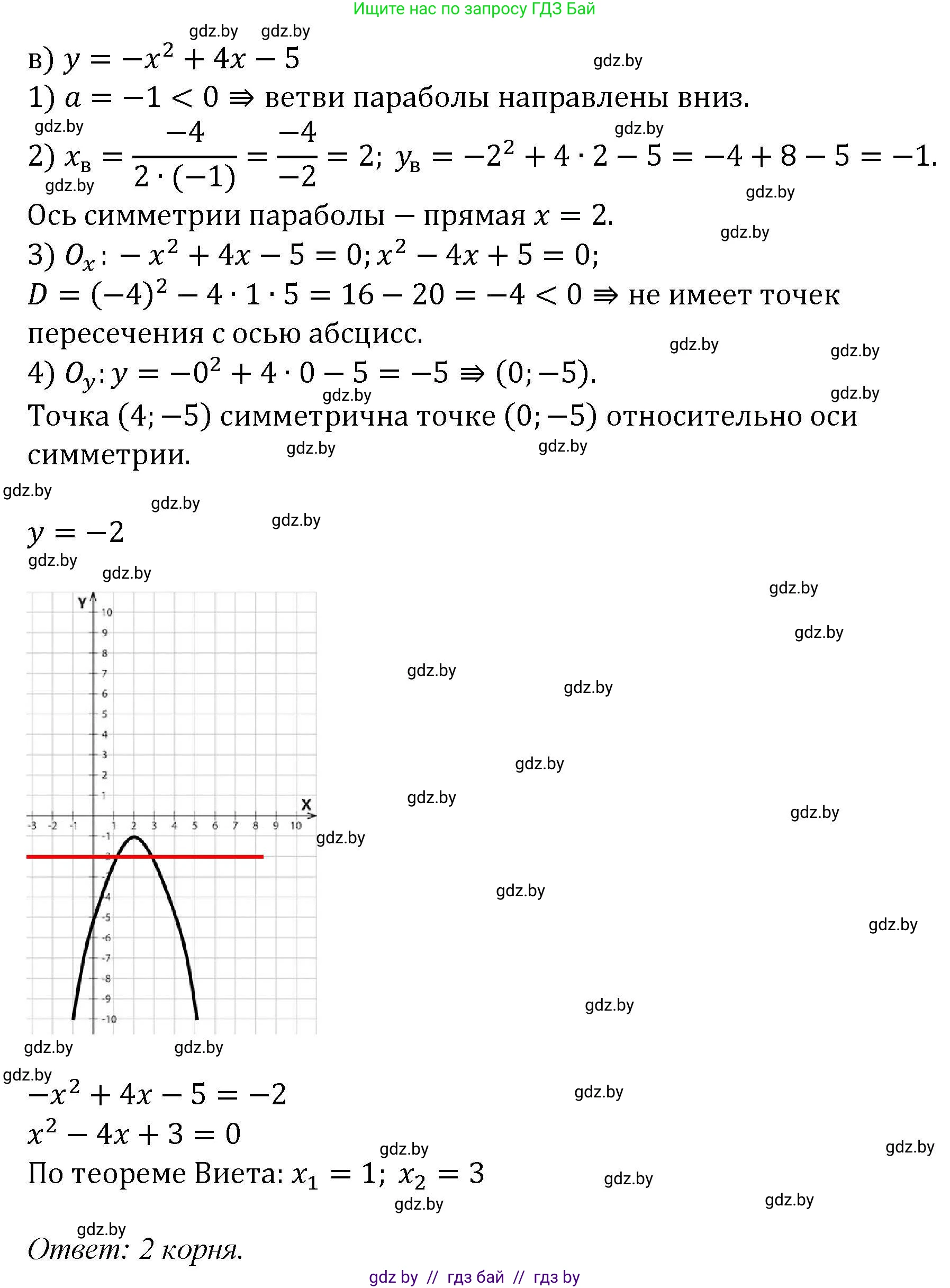 Алгебра, 8 класс Учебник, авторы: Арефьева Ирина Глебовна, Пирютко Ольга Николаевна, издательство Адукацыя i выхаванне, Минск, 2024, бирюзового цвета, страница 168, номер 3.33, Решение (продолжение 3)