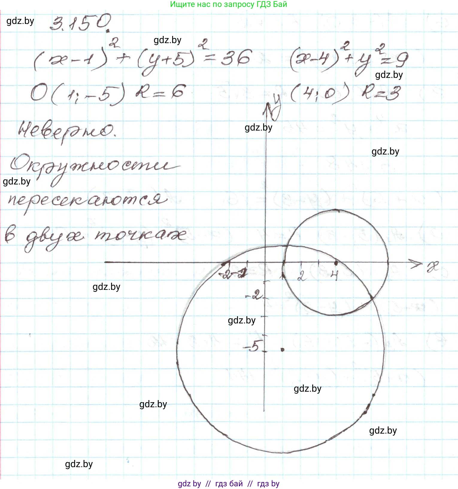 Алгебра, 9 класс Учебник, авторы: Арефьева Ирина Глебовна, Пирютко Ольга Николаевна, издательство Народная асвета, Минск, 2019, голубого цвета, страница 181, номер 3.150, Решение