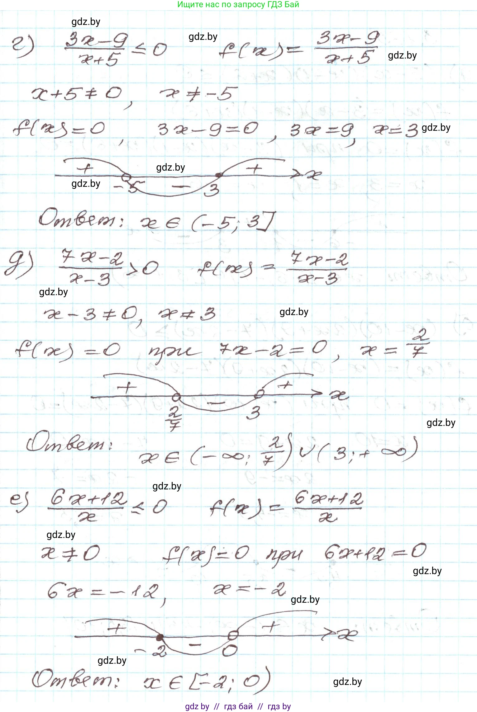 Алгебра, 9 класс Учебник, авторы: Арефьева Ирина Глебовна, Пирютко Ольга Николаевна, издательство Народная асвета, Минск, 2019, голубого цвета, страница 192, номер 3.164, Решение (продолжение 2)