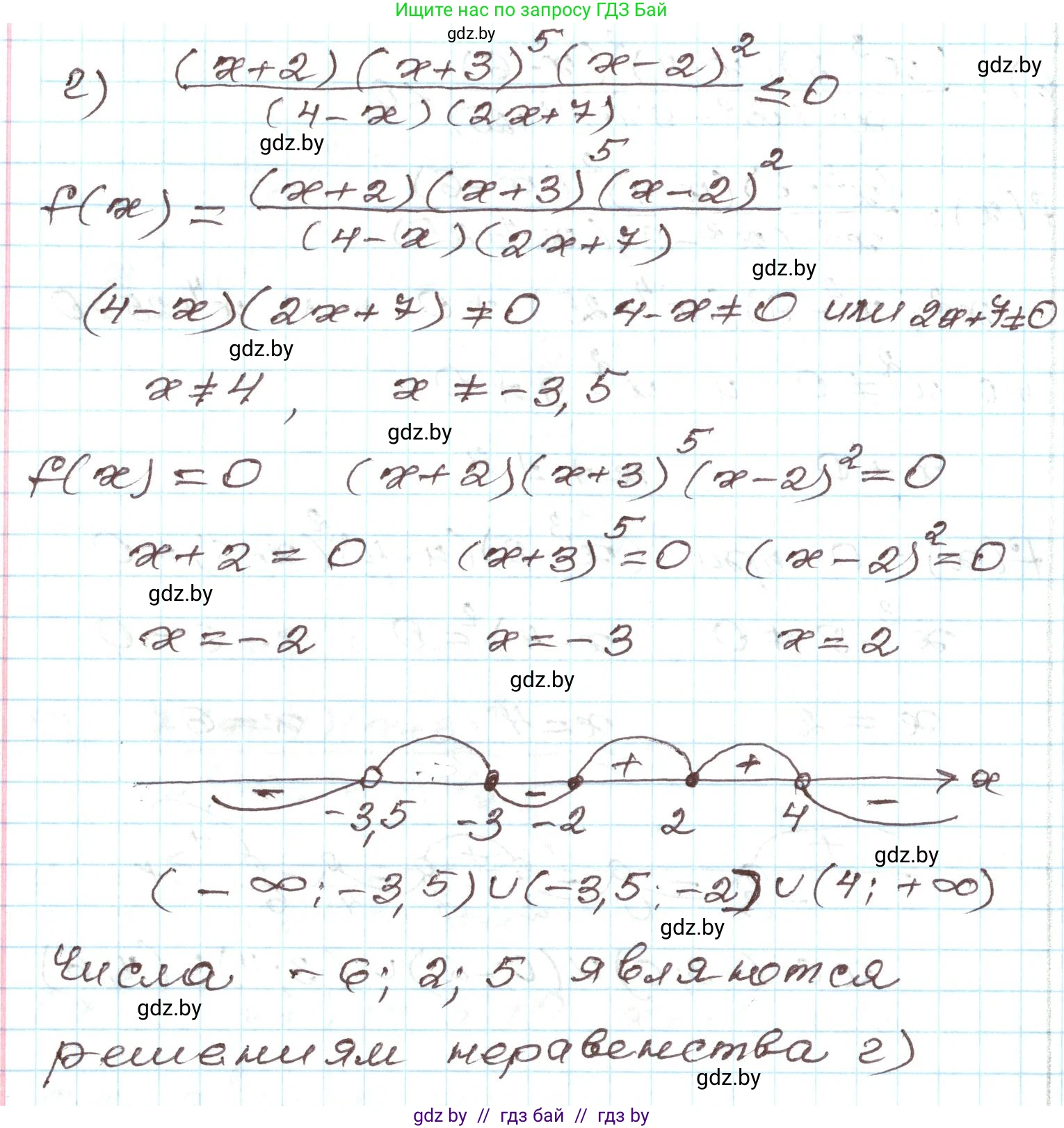 Алгебра, 9 класс Учебник, авторы: Арефьева Ирина Глебовна, Пирютко Ольга Николаевна, издательство Народная асвета, Минск, 2019, голубого цвета, страница 194, номер 3.179, Решение (продолжение 3)
