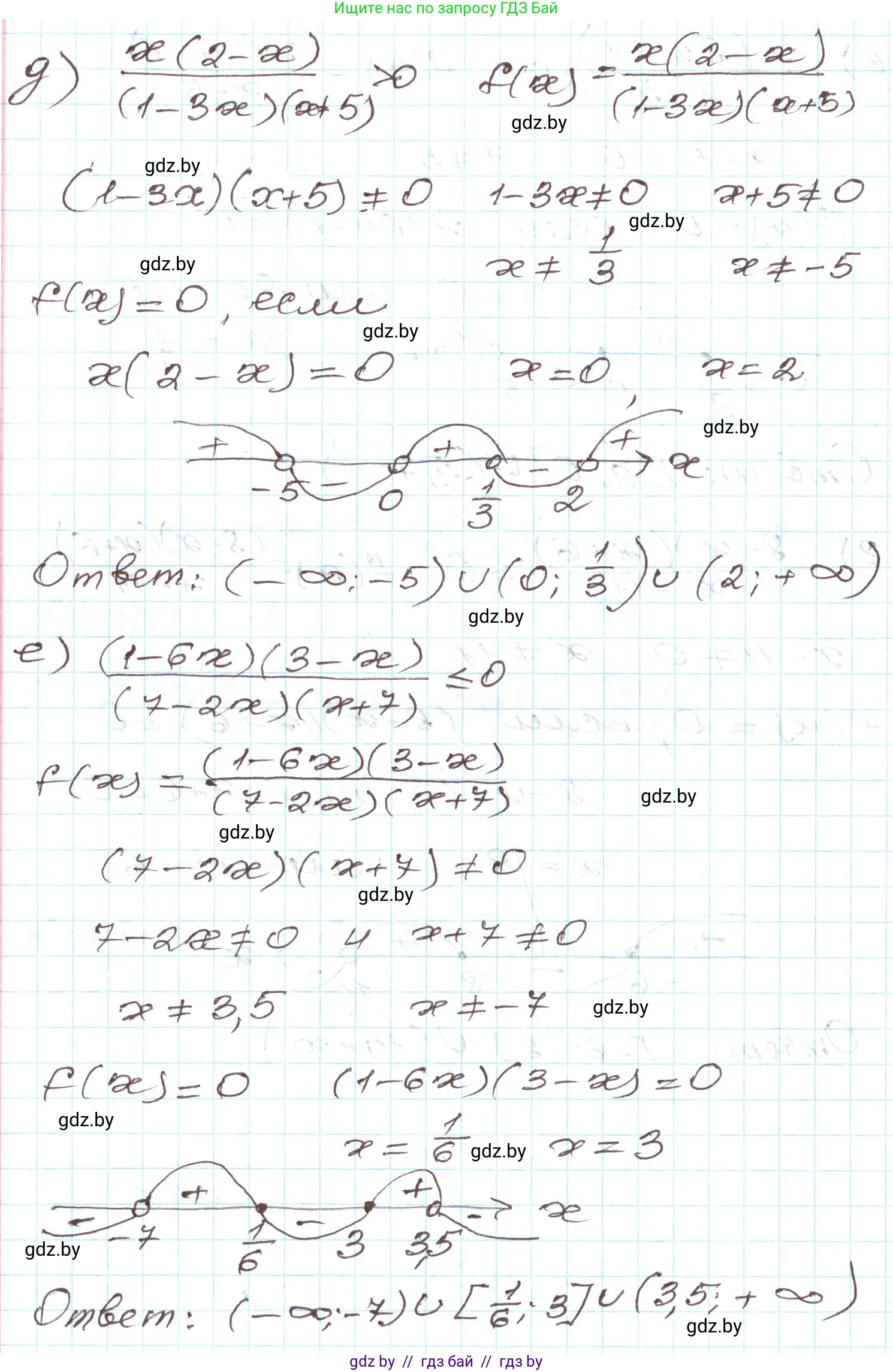 Алгебра, 9 класс Учебник, авторы: Арефьева Ирина Глебовна, Пирютко Ольга Николаевна, издательство Народная асвета, Минск, 2019, голубого цвета, страница 197, номер 3.195, Решение (продолжение 3)