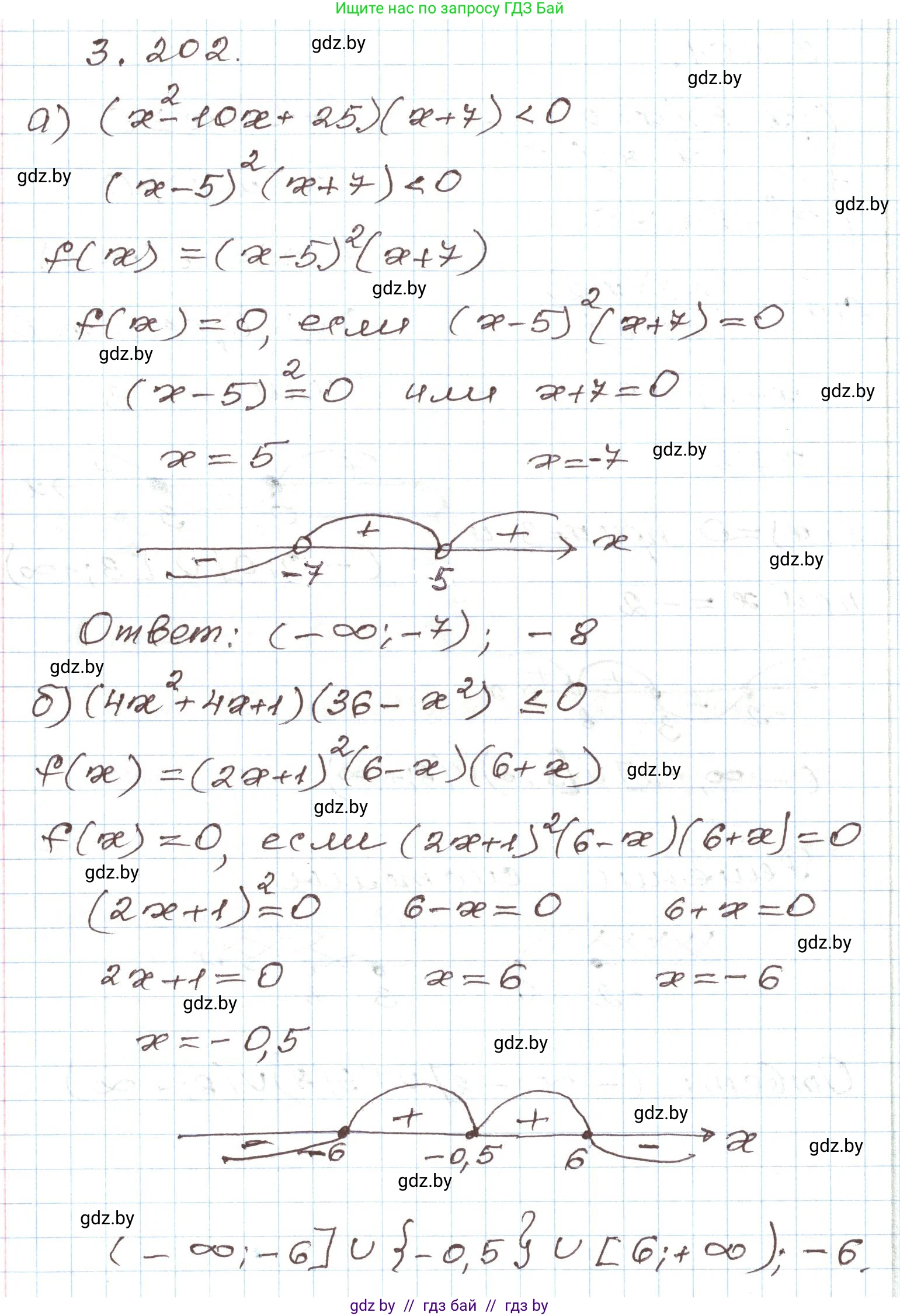 Алгебра, 9 класс Учебник, авторы: Арефьева Ирина Глебовна, Пирютко Ольга Николаевна, издательство Народная асвета, Минск, 2019, голубого цвета, страница 198, номер 3.202, Решение