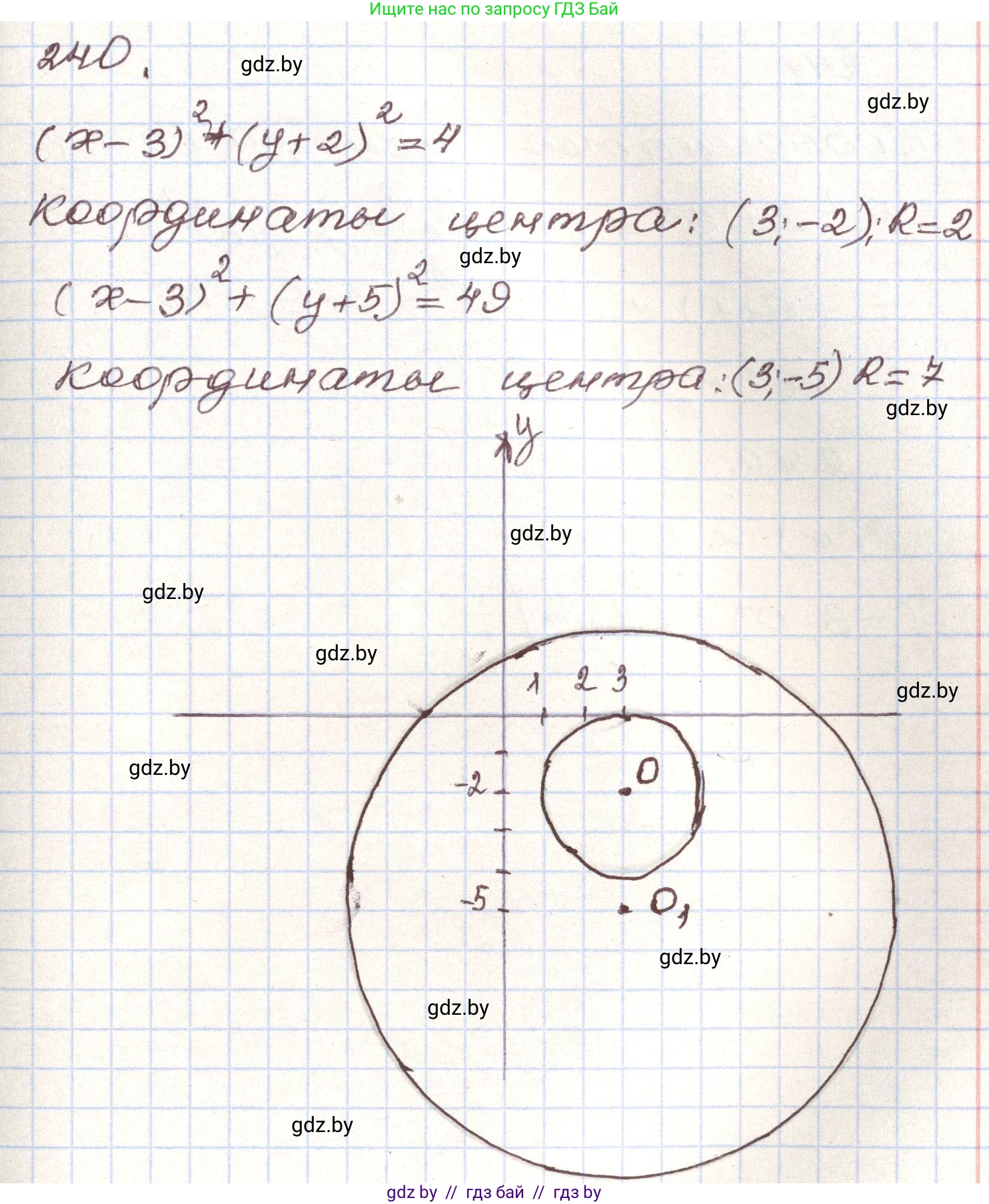 Алгебра, 9 класс Учебник, авторы: Арефьева Ирина Глебовна, Пирютко Ольга Николаевна, издательство Народная асвета, Минск, 2019, голубого цвета, страница 291, номер 240, Решение