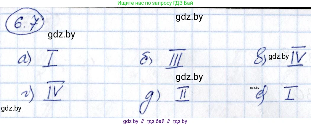 Алгебра, 10 класс Сборник задач, авторы: Арефьева Ирина Глебовна, Пирютко Ольга Николаевна, издательство Народная асвета, Минск, 2020, белого цвета, страница 36, номер 6.7, Решение