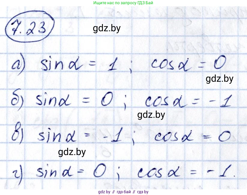 Алгебра, 10 класс Сборник задач, авторы: Арефьева Ирина Глебовна, Пирютко Ольга Николаевна, издательство Народная асвета, Минск, 2020, белого цвета, страница 41, номер 7.23, Решение