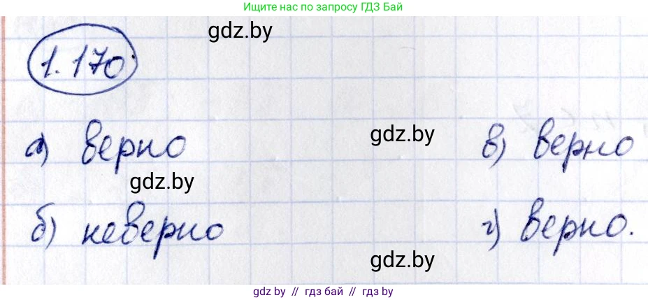 Алгебра, 10 класс Учебник, авторы: Арефьева Ирина Глебовна, Пирютко Ольга Николаевна, издательство Народная асвета, Минск, 2019, голубого цвета, страница 68, номер 1.170, Решение