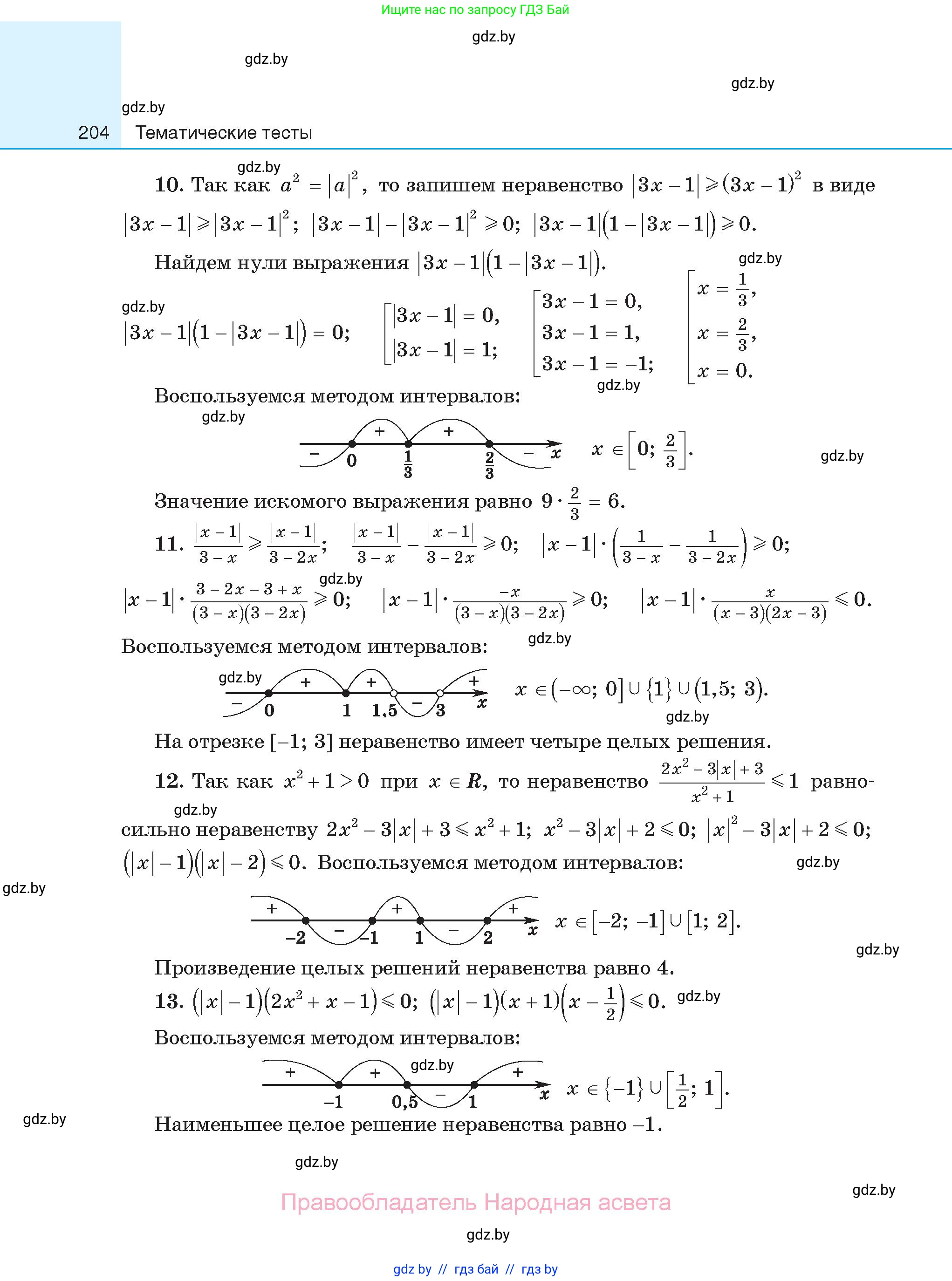 Алгебра, 11 класс Сборник задач, авторы: Арефьева Ирина Глебовна, Пирютко Ольга Николаевна, издательство Народная асвета, Минск, 2020, белого цвета, страница 204
