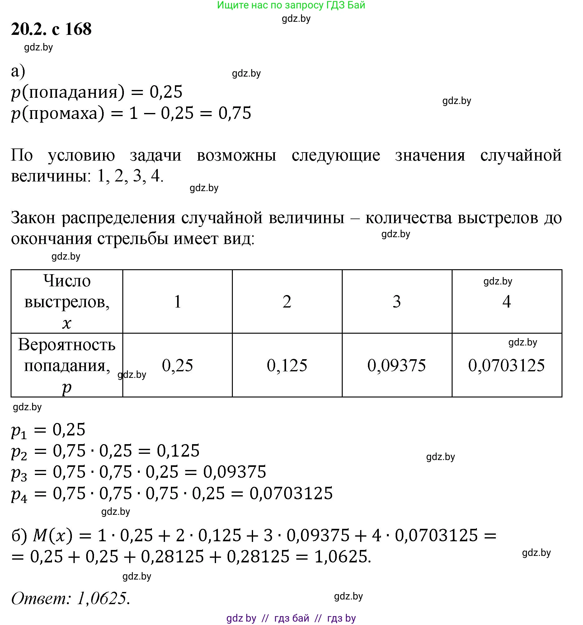 Алгебра, 11 класс Сборник задач, авторы: Арефьева Ирина Глебовна, Пирютко Ольга Николаевна, издательство Народная асвета, Минск, 2020, белого цвета, страница 168, номер 2, Решение