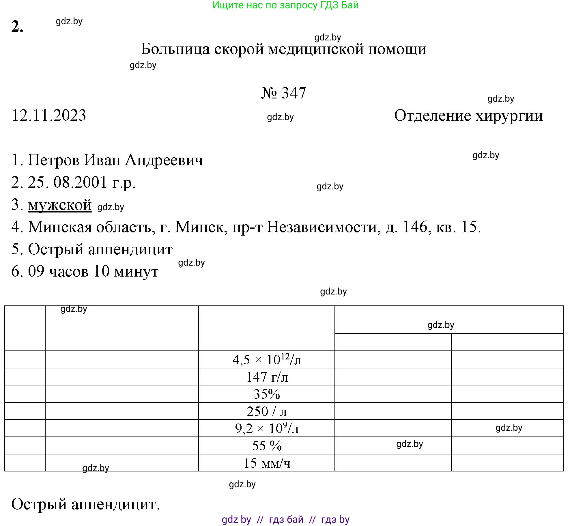 Биология, 9 класс тетрадь для демонстрационных опытов, лабораторных и практических работ, автор: Рогожников Олег Николаевич, издательство Сэр-Вит, Минск, 2023, оранжевого цвета, страница 18, номер 2, Решение