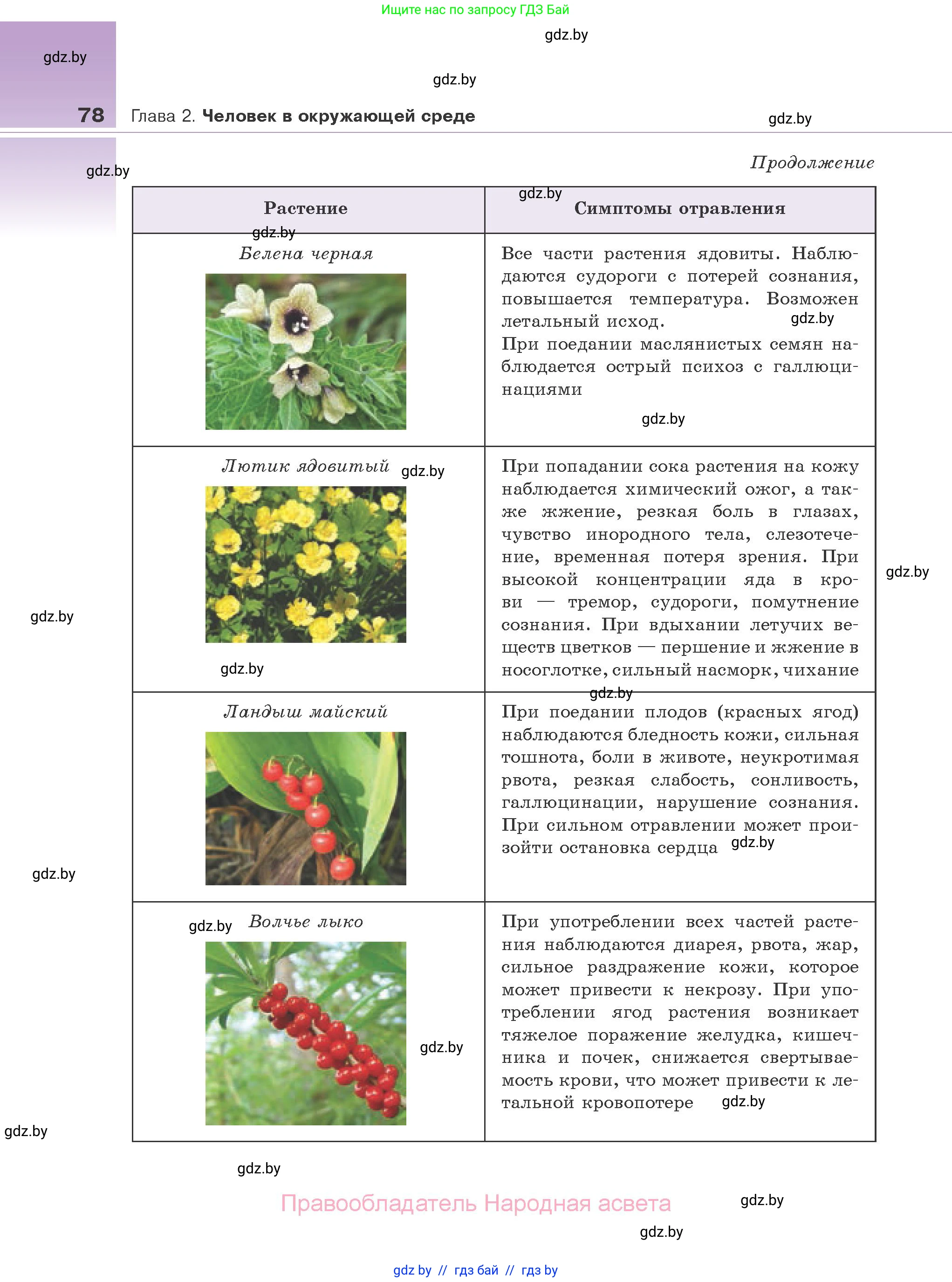 Биология, 10 класс Учебник, авторы: Маглыш Сабина Степановна, Кравченко Вячеслав Анатольевич, Довгун Татьяна Яновна, издательство Народная асвета, Минск, 2020, зелёного цвета, страница 78
