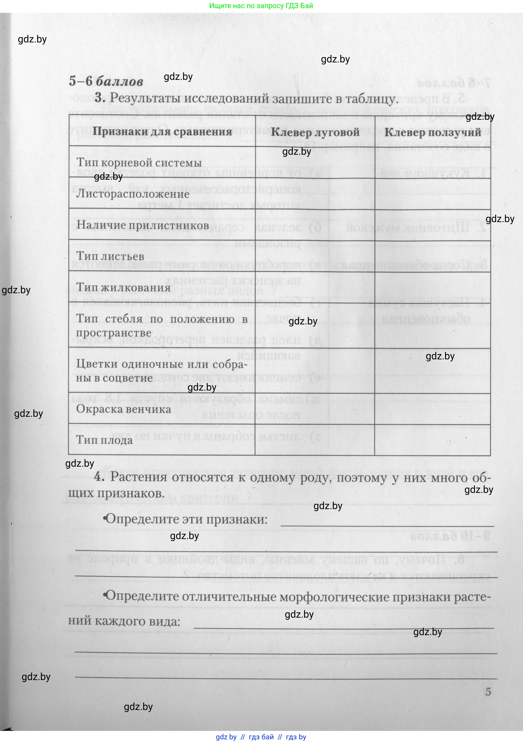 Биология, 10 класс тетрадь для лабораторных, практических работ и экскурсий, автор: Новик Ирина Михайловна, издательство Сэр-Вит, Минск, 2020, салатового цвета, страница 5