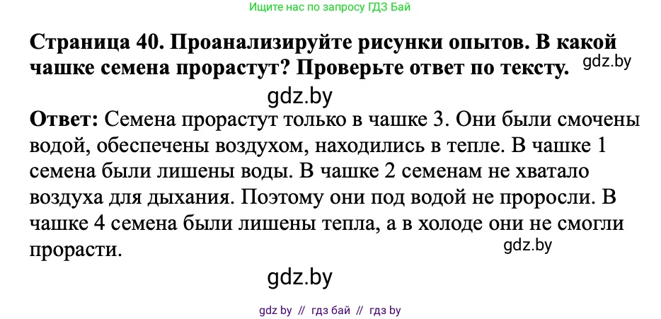 Человек и мир, 2 класс Учебник, авторы: Трафимова Галина Владимировна, Трафимов Сергей Анатольевич, издательство Академия образования, Минск, 2024, страница 40, номер 2, Решение