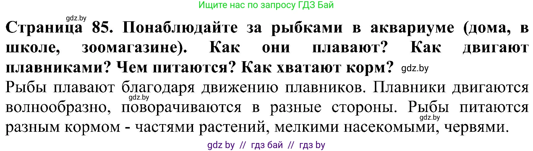 Человек и мир, 2 класс Учебник, авторы: Трафимова Галина Владимировна, Трафимов Сергей Анатольевич, издательство Академия образования, Минск, 2024, страница 85, номер 5, Решение