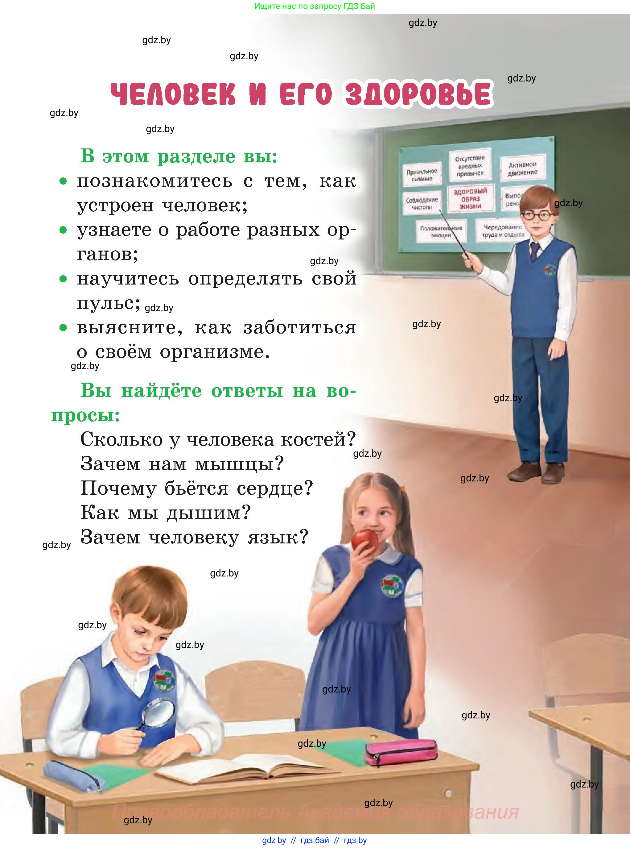 Человек и мир, 3 класс Учебник, авторы: Трафимова Галина Владимировна, Трафимов Сергей Анатольевич, издательство Академия образования, Минск, 2025, голубого цвета, страница 99
