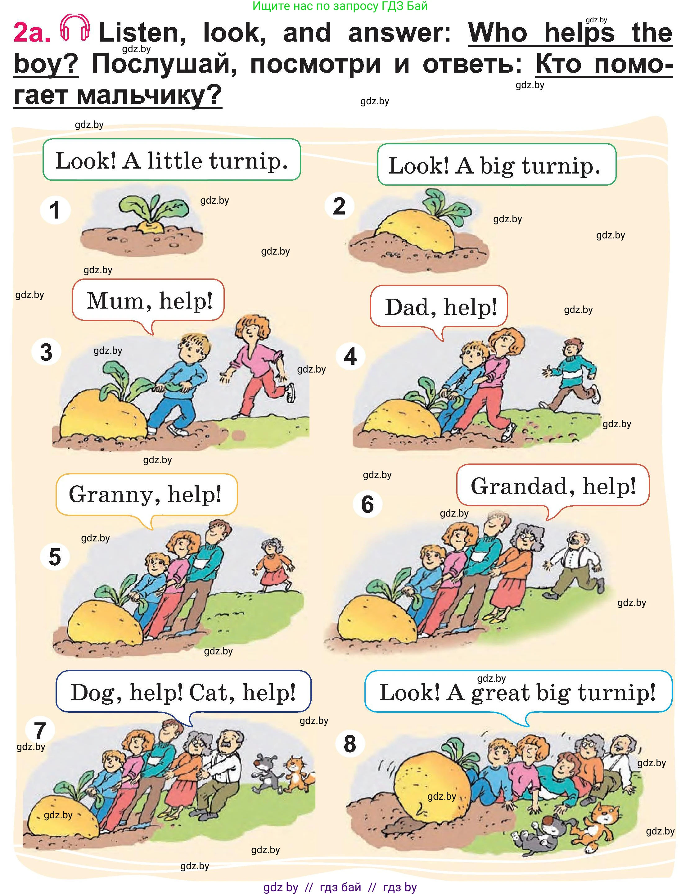 Английский язык (english), 3 класс Учебник, авторы: Лапицкая Людмила Михайловна (Lapitskaya Ludmila), Калишевич Алла Ивановна, Севрюкова Татьяна Юрьевна, Седунова Наталья Михайловна (Sedunova Natalia), издательство Вышэйшая школа, Минск, 2023, Часть 1, страница 34, номер 2, Условие