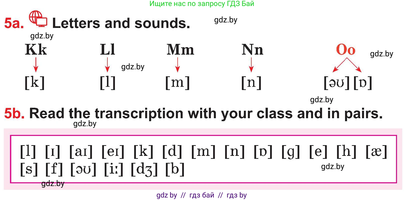 Английский язык (english), 4 класс Учебник (Student's book), авторы: Лапицкая Людмила Михайловна (Lapitskaya Ludmila), Седунова Наталья Михайловна (Sedunova Natalia), издательство Адукацыя i выхаванне, Минск, 2024, бирюзового цвета, Часть ( Part) 1, страница 14, номер 5, Условие