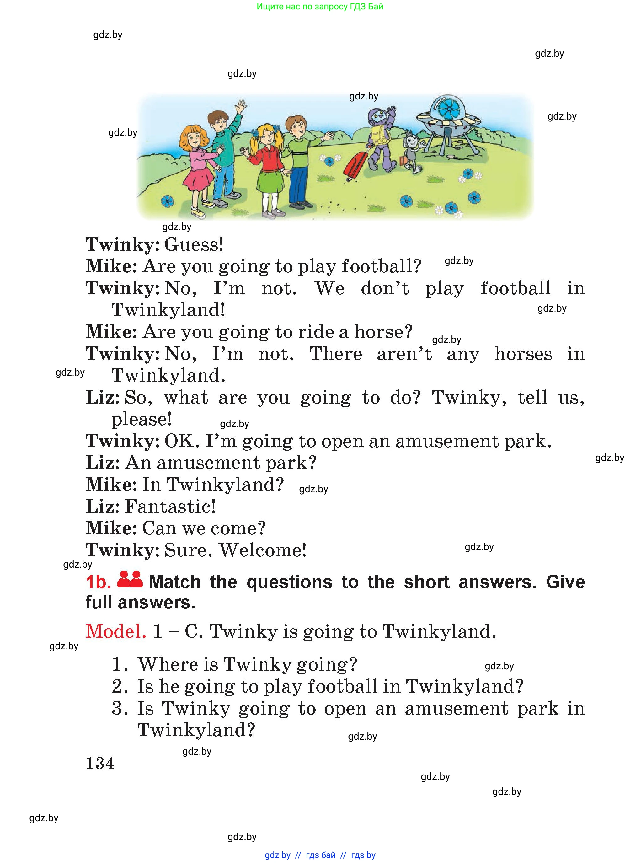 Английский язык (english), 4 класс Учебник (Student's book), авторы: Лапицкая Людмила Михайловна (Lapitskaya Ludmila), Седунова Наталья Михайловна (Sedunova Natalia), издательство Адукацыя i выхаванне, Минск, 2024, бирюзового цвета, Часть ( Part) 1, страница 134