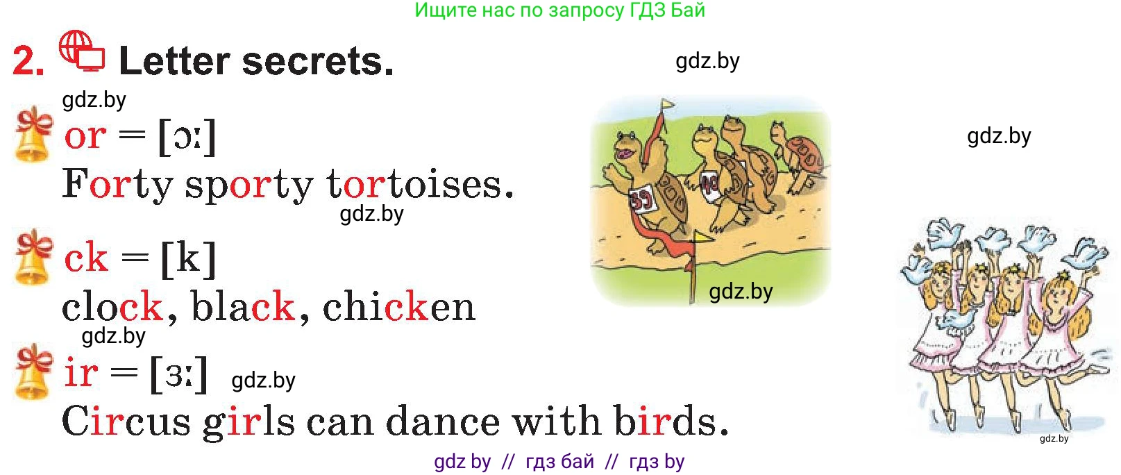 Английский язык (english), 4 класс Учебник (Student's book), авторы: Лапицкая Людмила Михайловна (Lapitskaya Ludmila), Седунова Наталья Михайловна (Sedunova Natalia), издательство Адукацыя i выхаванне, Минск, 2024, бирюзового цвета, Часть ( Part) 1, страница 65, номер 2, Условие