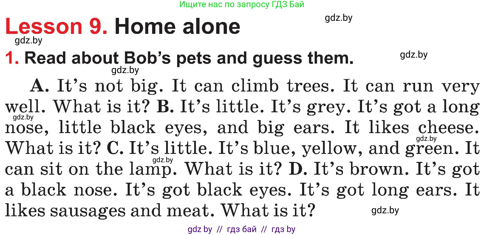 Английский язык (english), 4 класс Учебник (Student's book), авторы: Лапицкая Людмила Михайловна (Lapitskaya Ludmila), Седунова Наталья Михайловна (Sedunova Natalia), издательство Адукацыя i выхаванне, Минск, 2024, бирюзового цвета, Часть ( Part) 1, страница 116, номер 1, Условие