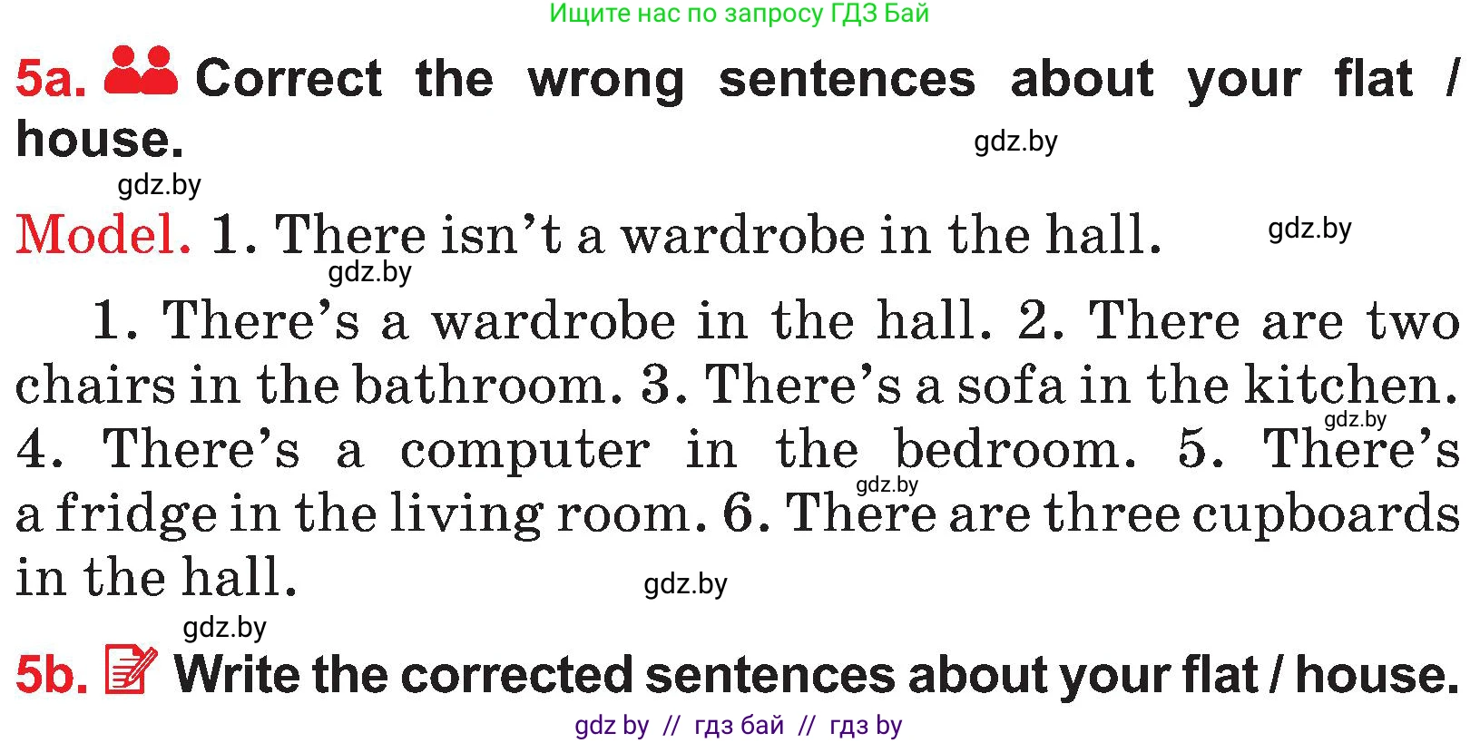 Английский язык (english), 4 класс Учебник (Student's book), авторы: Лапицкая Людмила Михайловна (Lapitskaya Ludmila), Седунова Наталья Михайловна (Sedunova Natalia), издательство Адукацыя i выхаванне, Минск, 2024, бирюзового цвета, Часть ( Part) 2, страница 34, номер 5, Условие