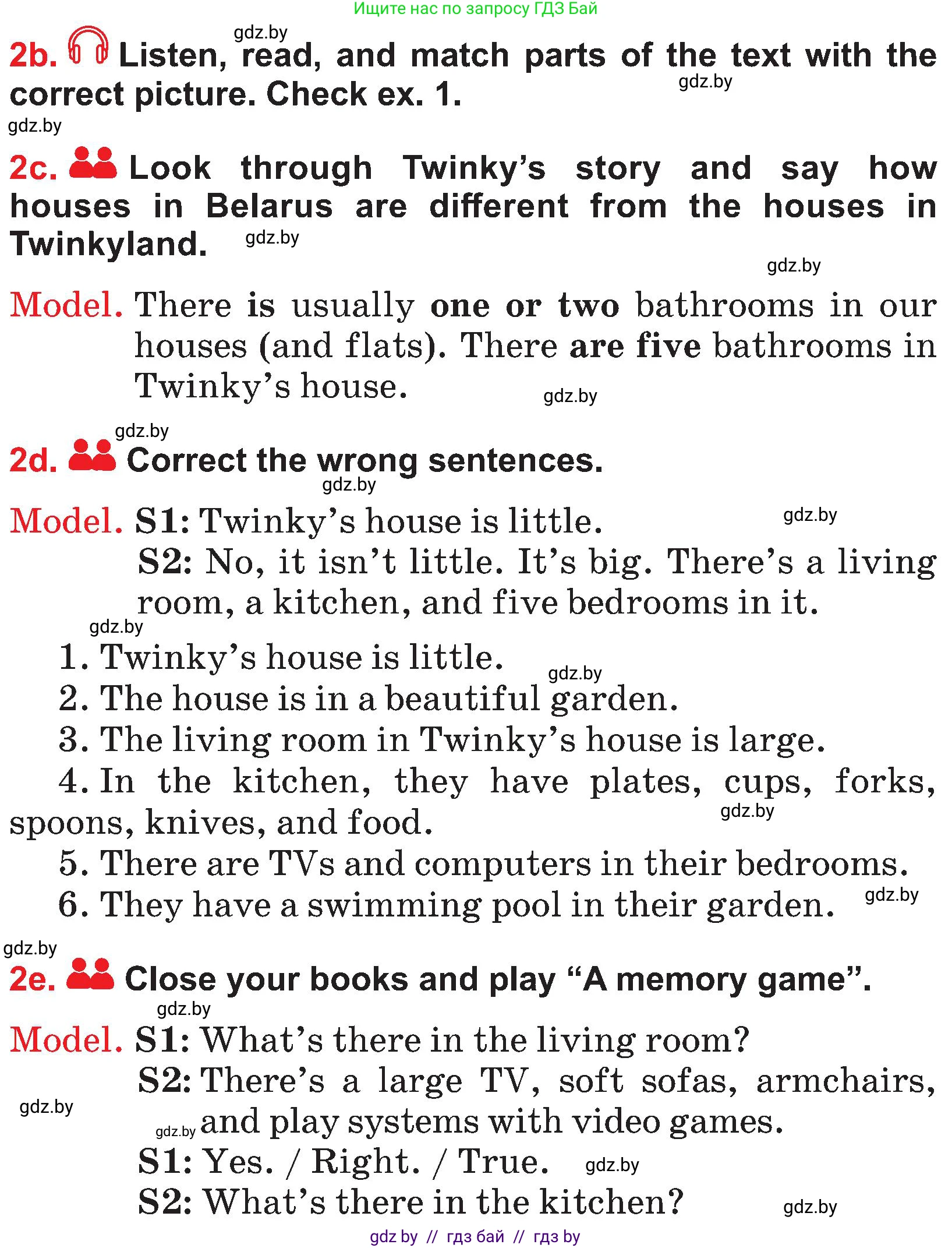 Английский язык (english), 4 класс Учебник (Student's book), авторы: Лапицкая Людмила Михайловна (Lapitskaya Ludmila), Седунова Наталья Михайловна (Sedunova Natalia), издательство Адукацыя i выхаванне, Минск, 2024, бирюзового цвета, Часть ( Part) 2, страница 39, номер 2, Условие (продолжение 2)