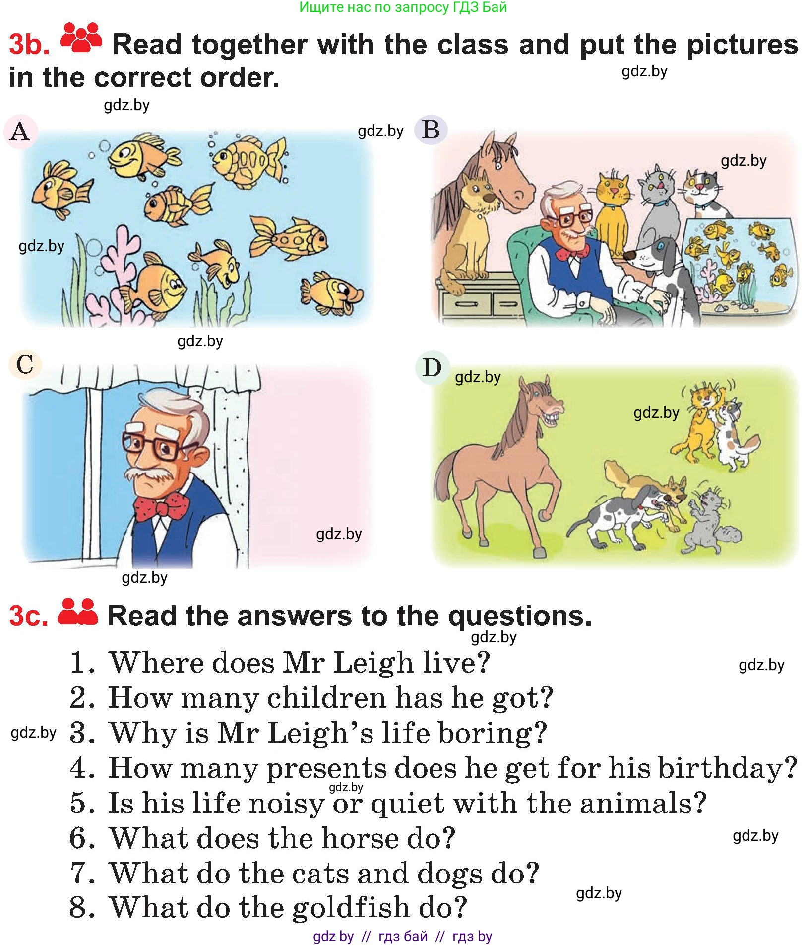 Английский язык (english), 4 класс Учебник (Student's book), авторы: Лапицкая Людмила Михайловна (Lapitskaya Ludmila), Седунова Наталья Михайловна (Sedunova Natalia), издательство Адукацыя i выхаванне, Минск, 2024, бирюзового цвета, Часть ( Part) 2, страница 56, номер 3, Условие (продолжение 3)