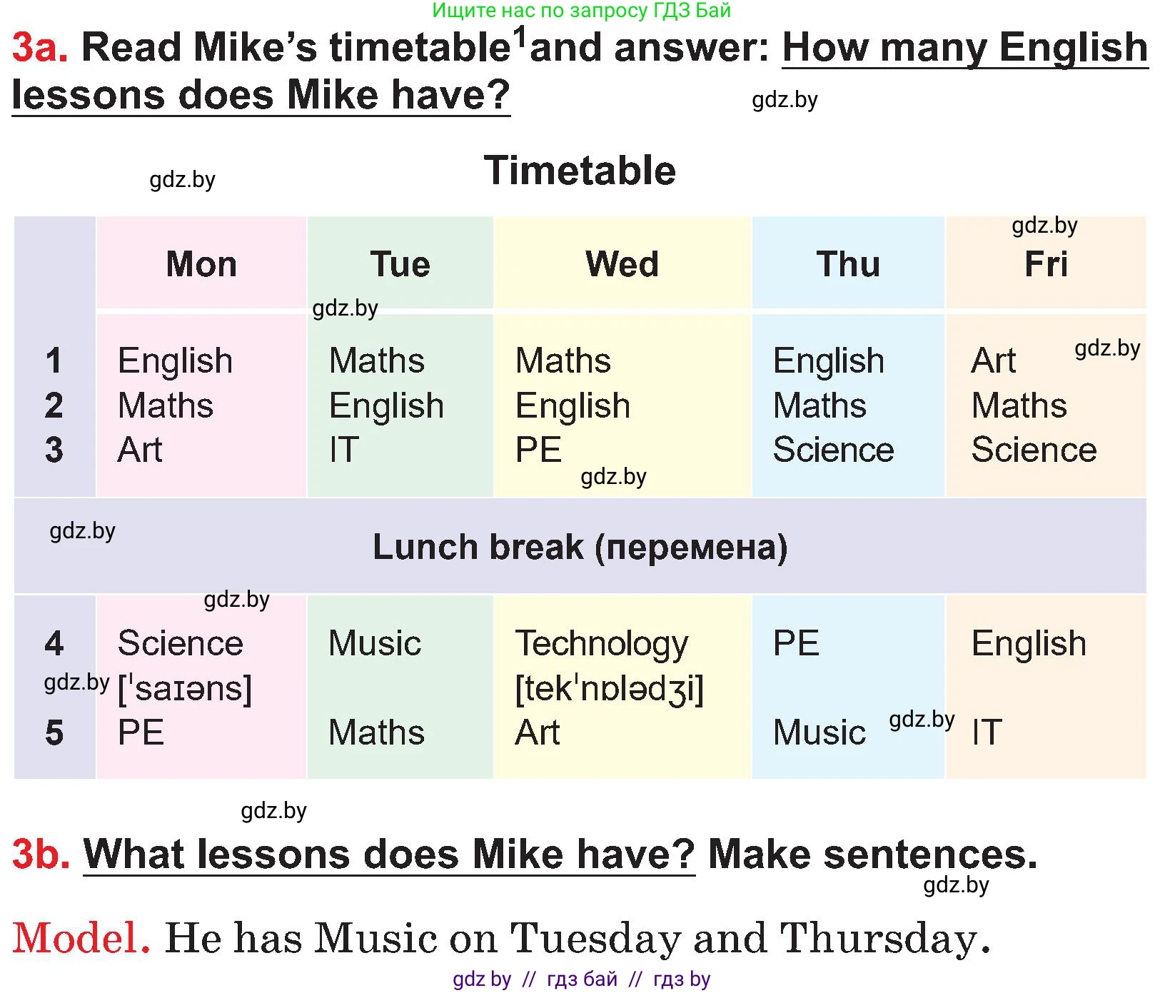 Английский язык (english), 4 класс Учебник (Student's book), авторы: Лапицкая Людмила Михайловна (Lapitskaya Ludmila), Седунова Наталья Михайловна (Sedunova Natalia), издательство Адукацыя i выхаванне, Минск, 2024, бирюзового цвета, Часть ( Part) 2, страница 80, номер 3, Условие