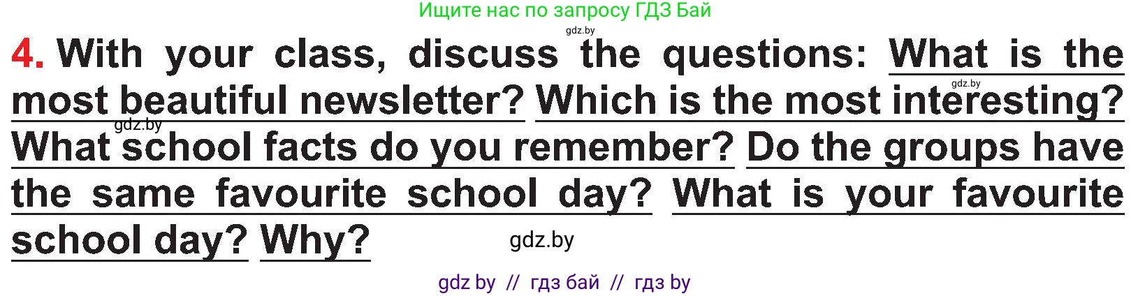 Английский язык (english), 4 класс Учебник (Student's book), авторы: Лапицкая Людмила Михайловна (Lapitskaya Ludmila), Седунова Наталья Михайловна (Sedunova Natalia), издательство Адукацыя i выхаванне, Минск, 2024, бирюзового цвета, Часть ( Part) 2, страница 114, номер 4, Условие