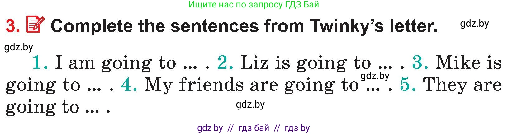 Английский язык (english), 4 класс Учебник (Student's book), авторы: Лапицкая Людмила Михайловна (Lapitskaya Ludmila), Седунова Наталья Михайловна (Sedunova Natalia), издательство Адукацыя i выхаванне, Минск, 2024, бирюзового цвета, Часть ( Part) 2, страница 131, номер 3, Условие