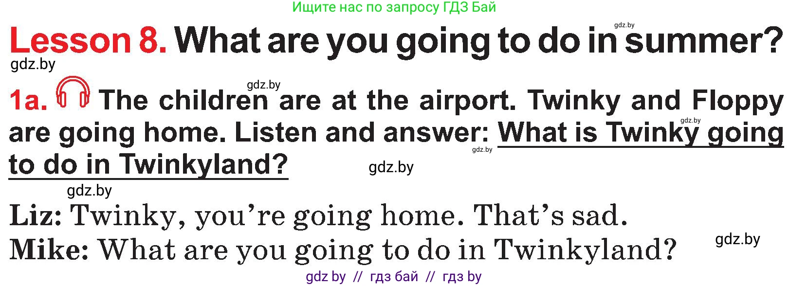 Английский язык (english), 4 класс Учебник (Student's book), авторы: Лапицкая Людмила Михайловна (Lapitskaya Ludmila), Седунова Наталья Михайловна (Sedunova Natalia), издательство Адукацыя i выхаванне, Минск, 2024, бирюзового цвета, Часть ( Part) 2, страница 133, номер 1, Условие