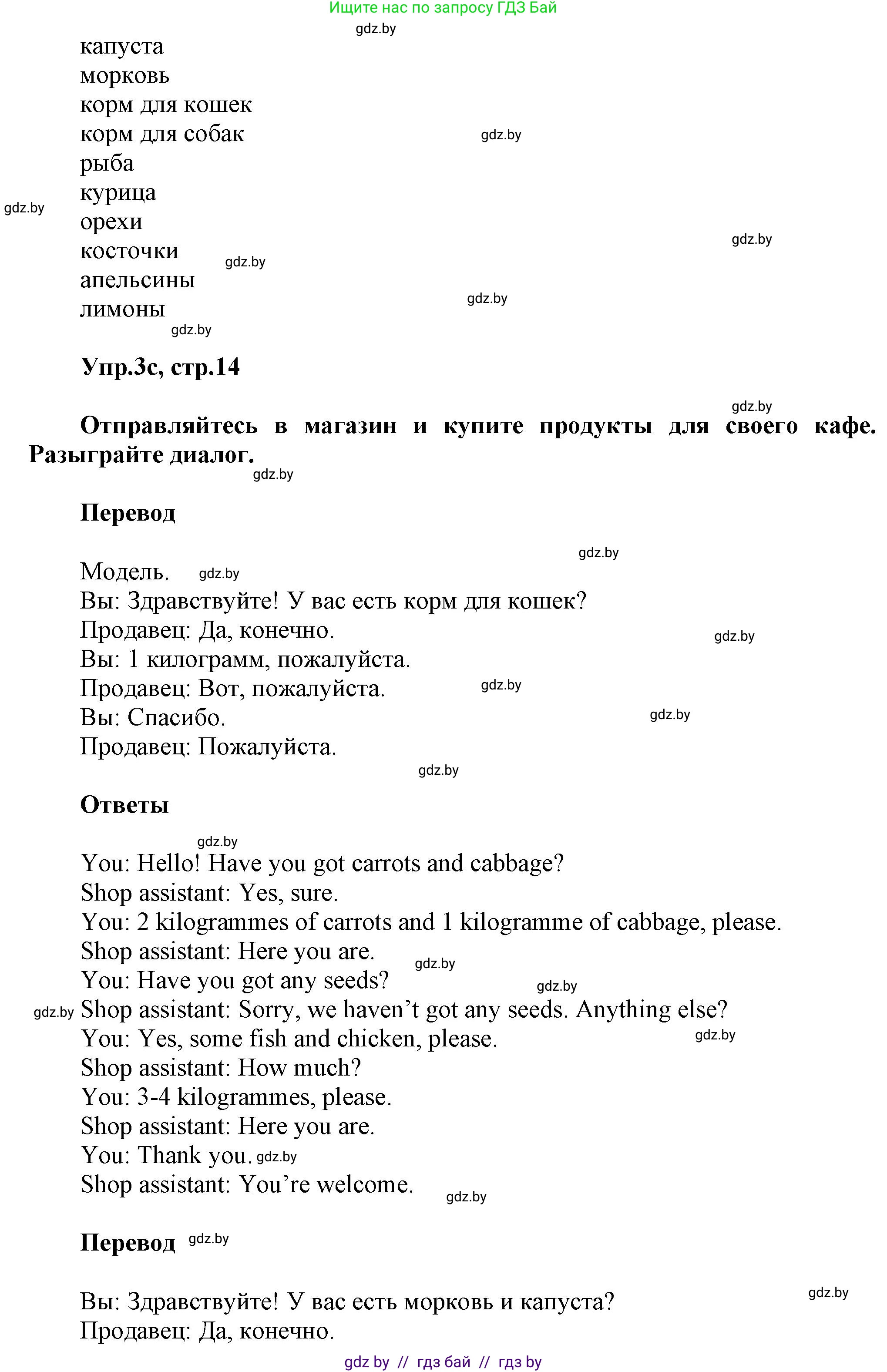Английский язык (english), 4 класс Учебник (Student's book), авторы: Лапицкая Людмила Михайловна (Lapitskaya Ludmila), Седунова Наталья Михайловна (Sedunova Natalia), издательство Адукацыя i выхаванне, Минск, 2024, бирюзового цвета, Часть ( Part) 2, страница 13, номер 3, Решение 1 (продолжение 3)