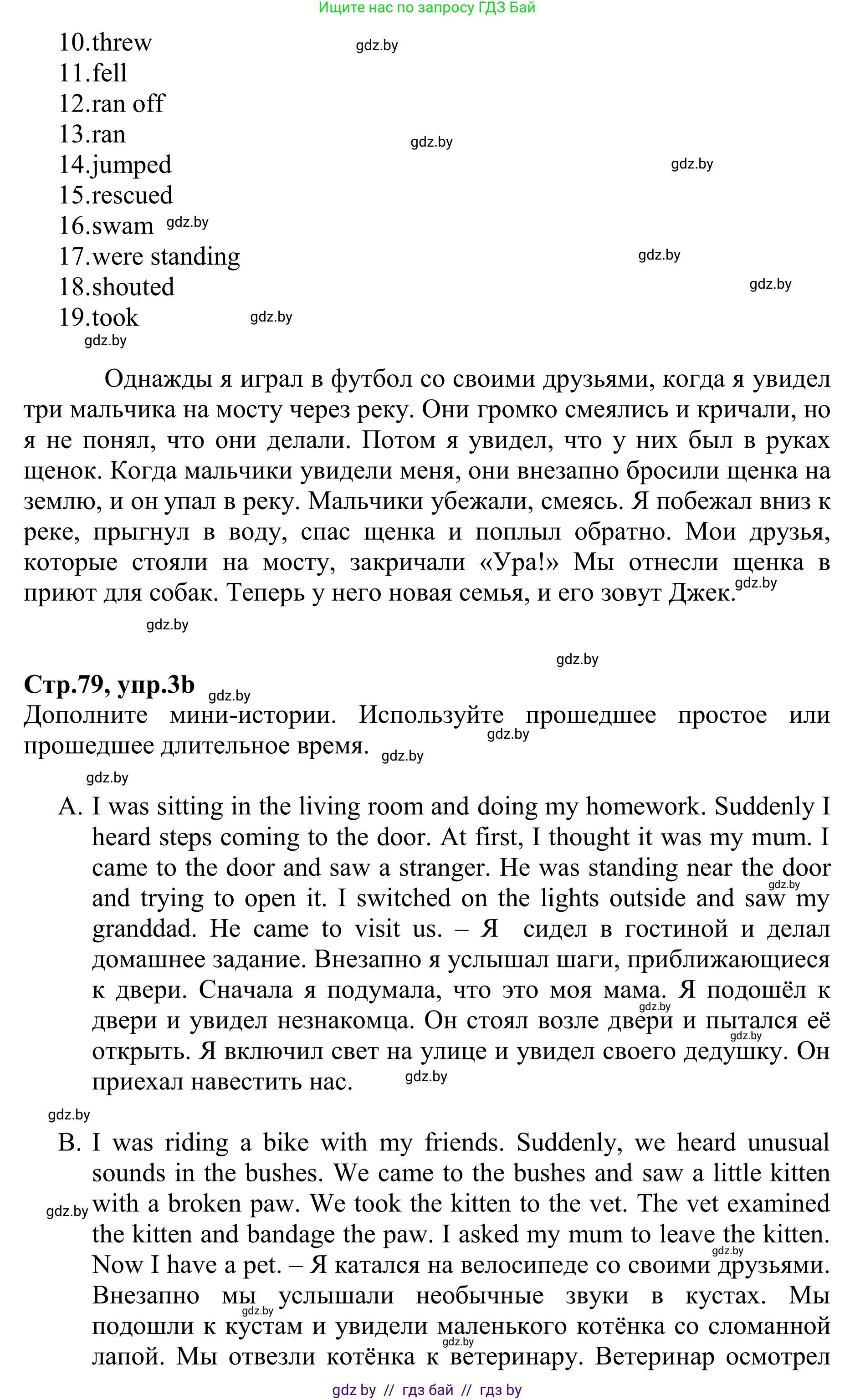 Английский язык (english), 6 класс рабочая тетрадь (activity book), авторы: Юхнель Наталья Валентиновна, Наумова Елена Георгиевна, Малиновская Елена Александровна, Гуськов А Л, Демченко Наталья Валентиновна, Лабода Т Е, Манешина А В, Матюш Н В, издательство Аверсэв, Минск, зелёного цвета, Часть ( Part) 1, страница 78, номер 3, Решение (продолжение 2)