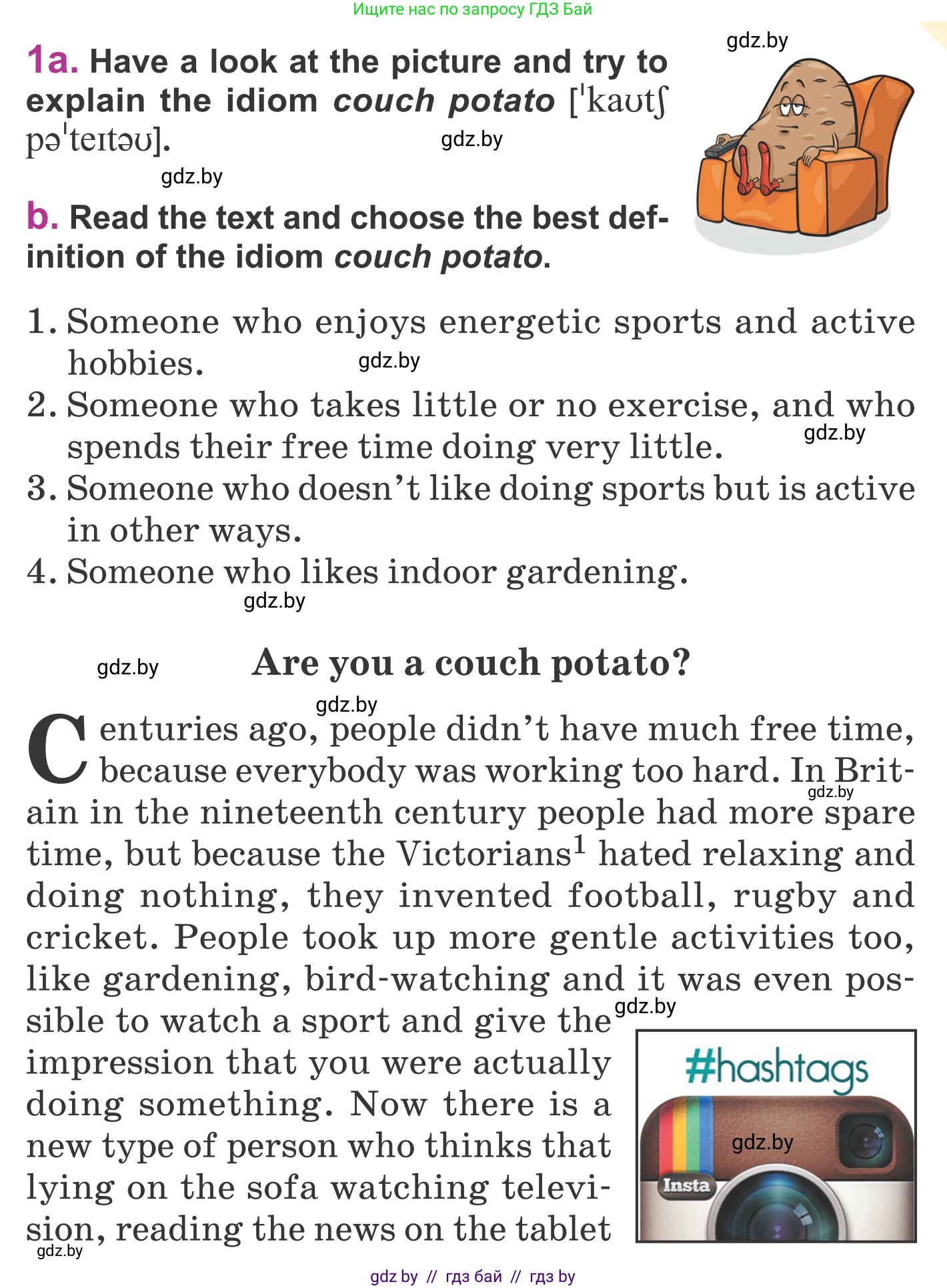 Английский язык (english), 6 класс Учебник, авторы: Демченко Наталья Валентиновна, Севрюкова Татьяна Юрьевна, Юхнель Наталья Валентиновна, Наумова Елена Георгиевна, Рыбалко О Н, Манешина А В, Маслёнченко Н А, издательство Вышэйшая школа, Минск, 2018, красного цвета, Часть 1, страница 19, номер 1, Условие