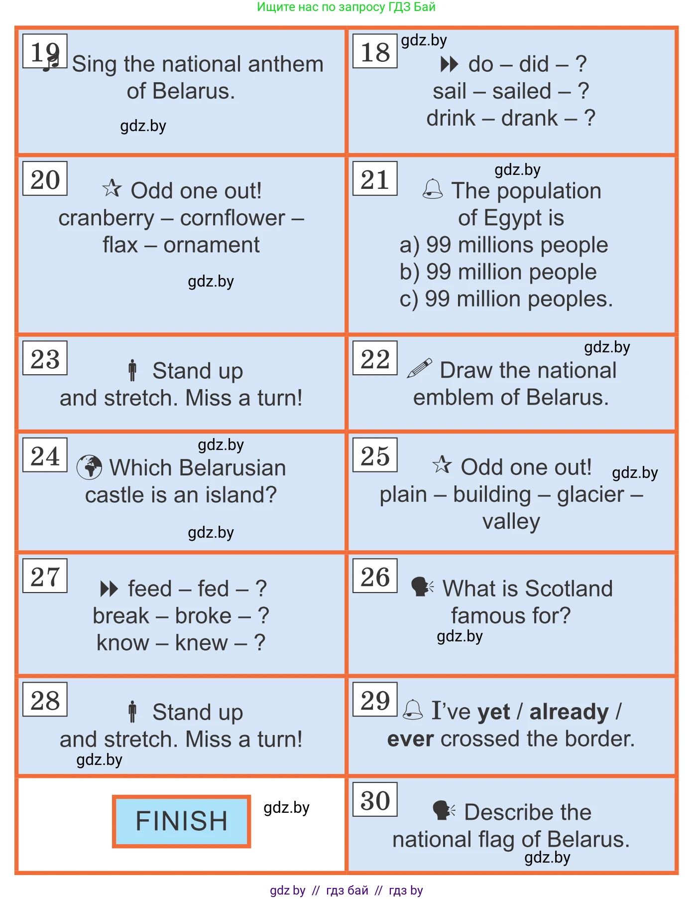 Английский язык (english), 6 класс Учебник, авторы: Демченко Наталья Валентиновна, Севрюкова Татьяна Юрьевна, Юхнель Наталья Валентиновна, Наумова Елена Георгиевна, Рыбалко О Н, Манешина А В, Маслёнченко Н А, издательство Вышэйшая школа, Минск, 2018, красного цвета, Часть 2, страница 42, номер 4, Условие (продолжение 3)