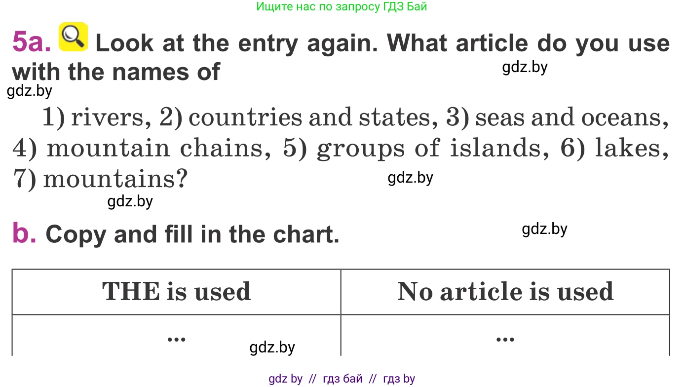 Английский язык (english), 6 класс Учебник, авторы: Демченко Наталья Валентиновна, Севрюкова Татьяна Юрьевна, Юхнель Наталья Валентиновна, Наумова Елена Георгиевна, Рыбалко О Н, Манешина А В, Маслёнченко Н А, издательство Вышэйшая школа, Минск, 2018, красного цвета, Часть 2, страница 11, номер 5, Условие