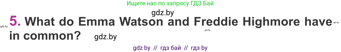 Английский язык (english), 6 класс Учебник, авторы: Демченко Наталья Валентиновна, Севрюкова Татьяна Юрьевна, Юхнель Наталья Валентиновна, Наумова Елена Георгиевна, Рыбалко О Н, Манешина А В, Маслёнченко Н А, издательство Вышэйшая школа, Минск, 2018, красного цвета, Часть 2, страница 179, номер 5, Условие