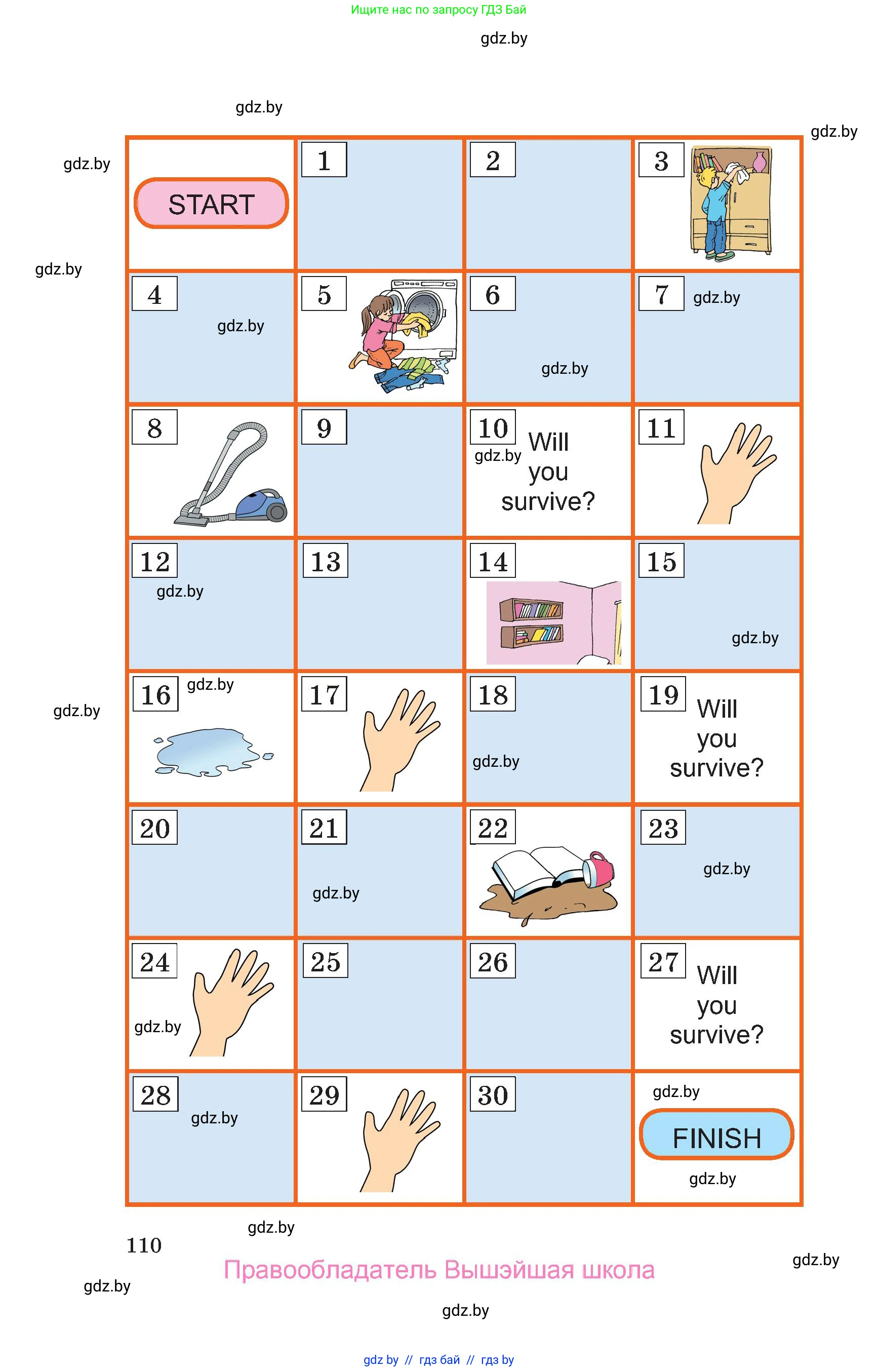 Английский язык (english), 6 класс Учебник, авторы: Демченко Наталья Валентиновна, Севрюкова Татьяна Юрьевна, Юхнель Наталья Валентиновна, Наумова Елена Георгиевна, Рыбалко О Н, Манешина А В, Маслёнченко Н А, издательство Вышэйшая школа, Минск, 2018, красного цвета, страница 110